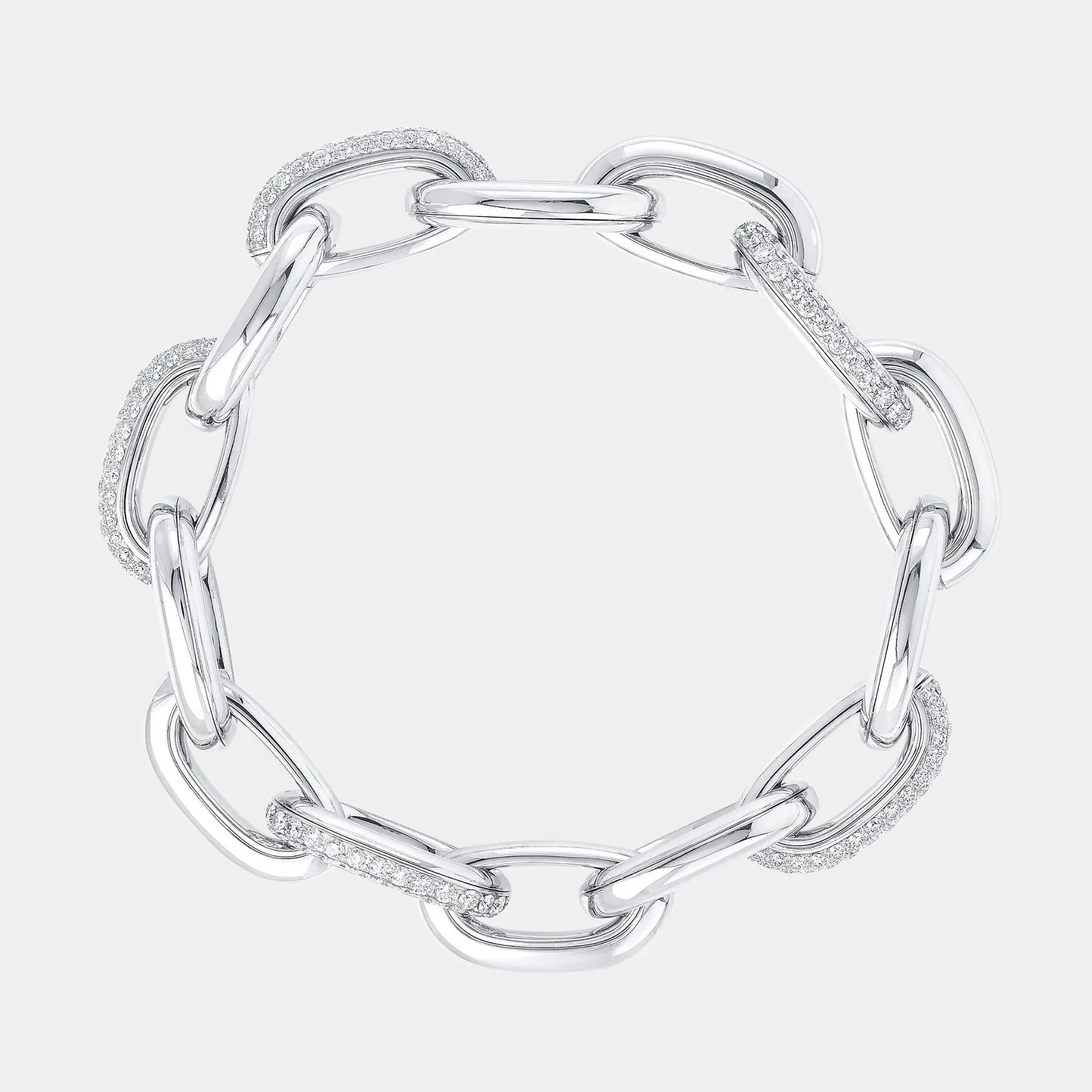 Be Together Diamond Bracelet White Gold
