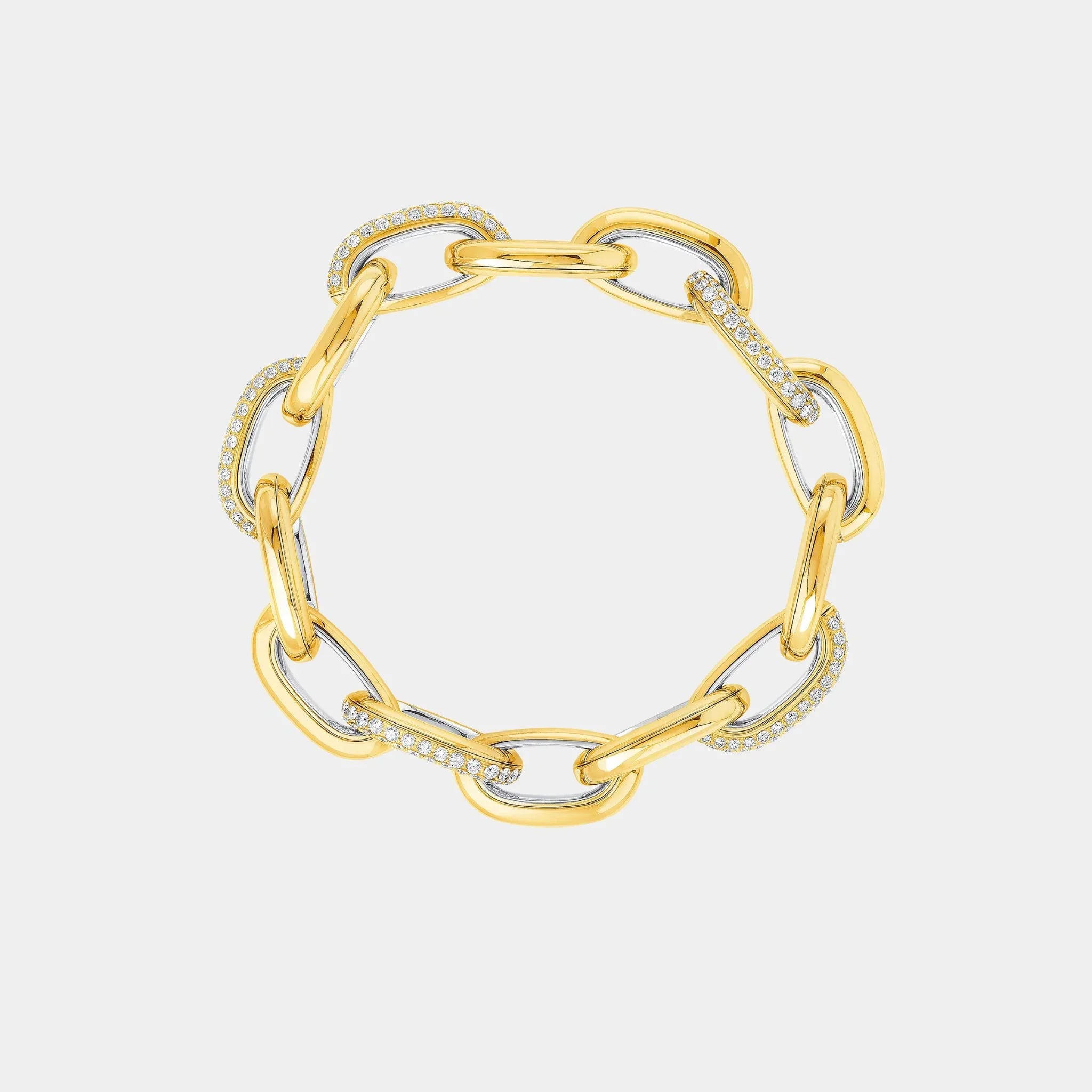 Be Together Diamond Bracelet Yellow Gold