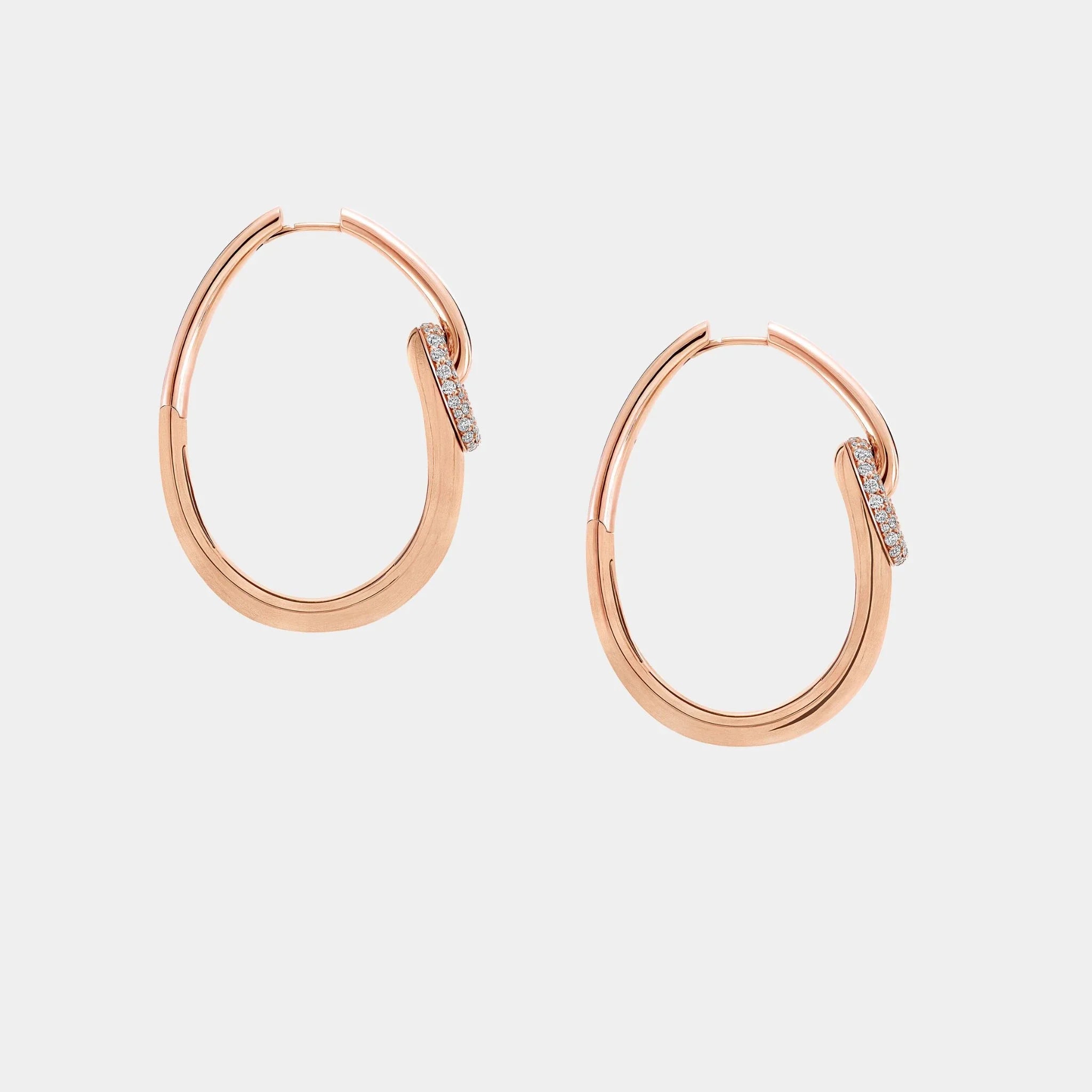 Be Together Diamond Hoop Earrings