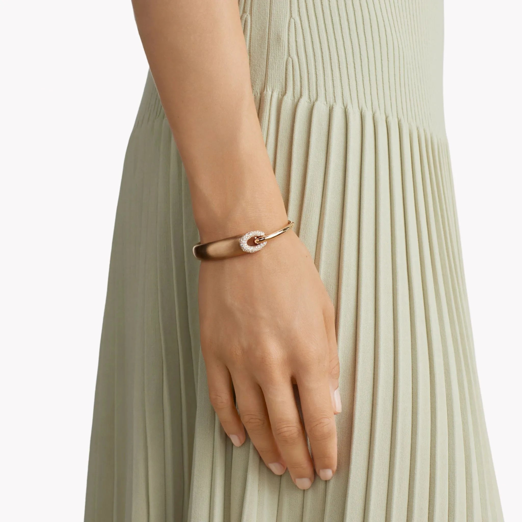 Be Together Large Diamond Bangle