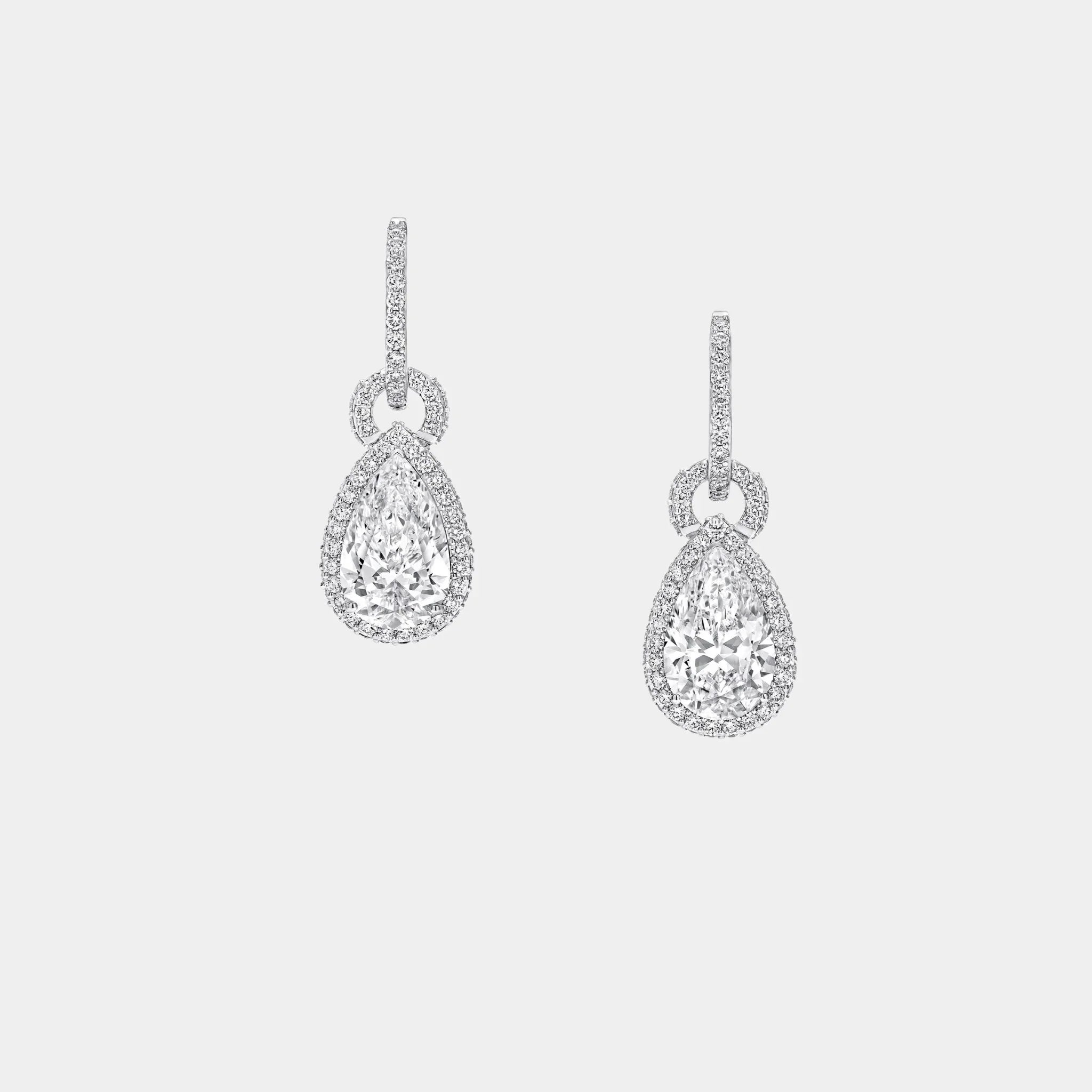 Icon 8 Pear Shape Diamond Earrings