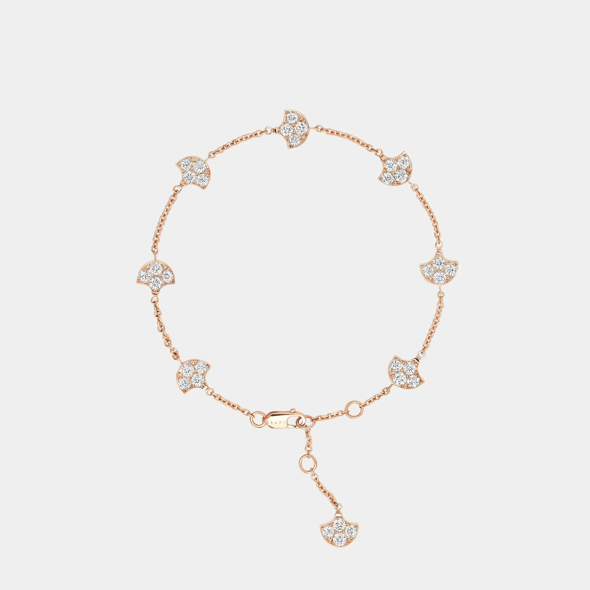 Graff Icon Diamond Bracelet Rose Gold