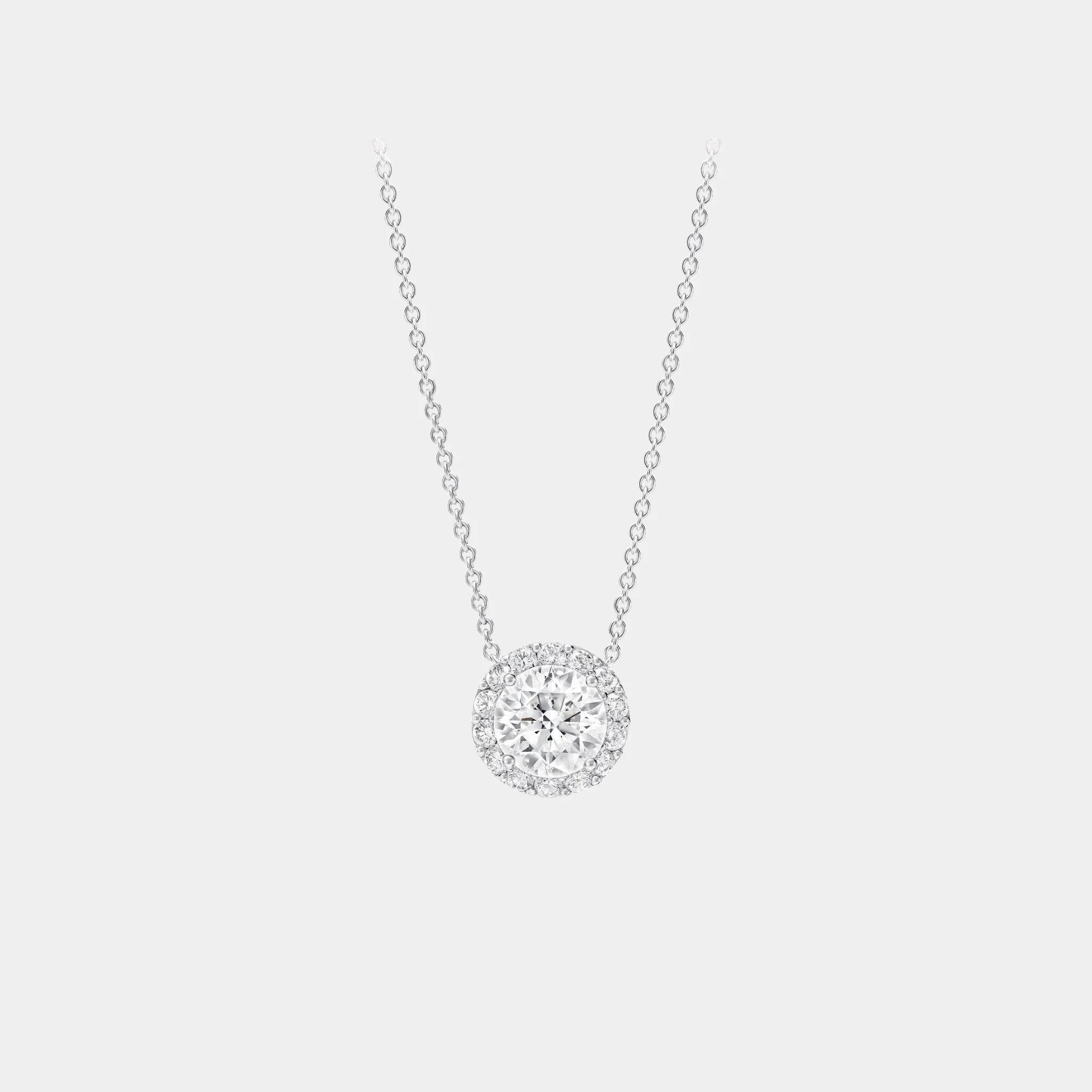 Icon Round Diamond Pendant