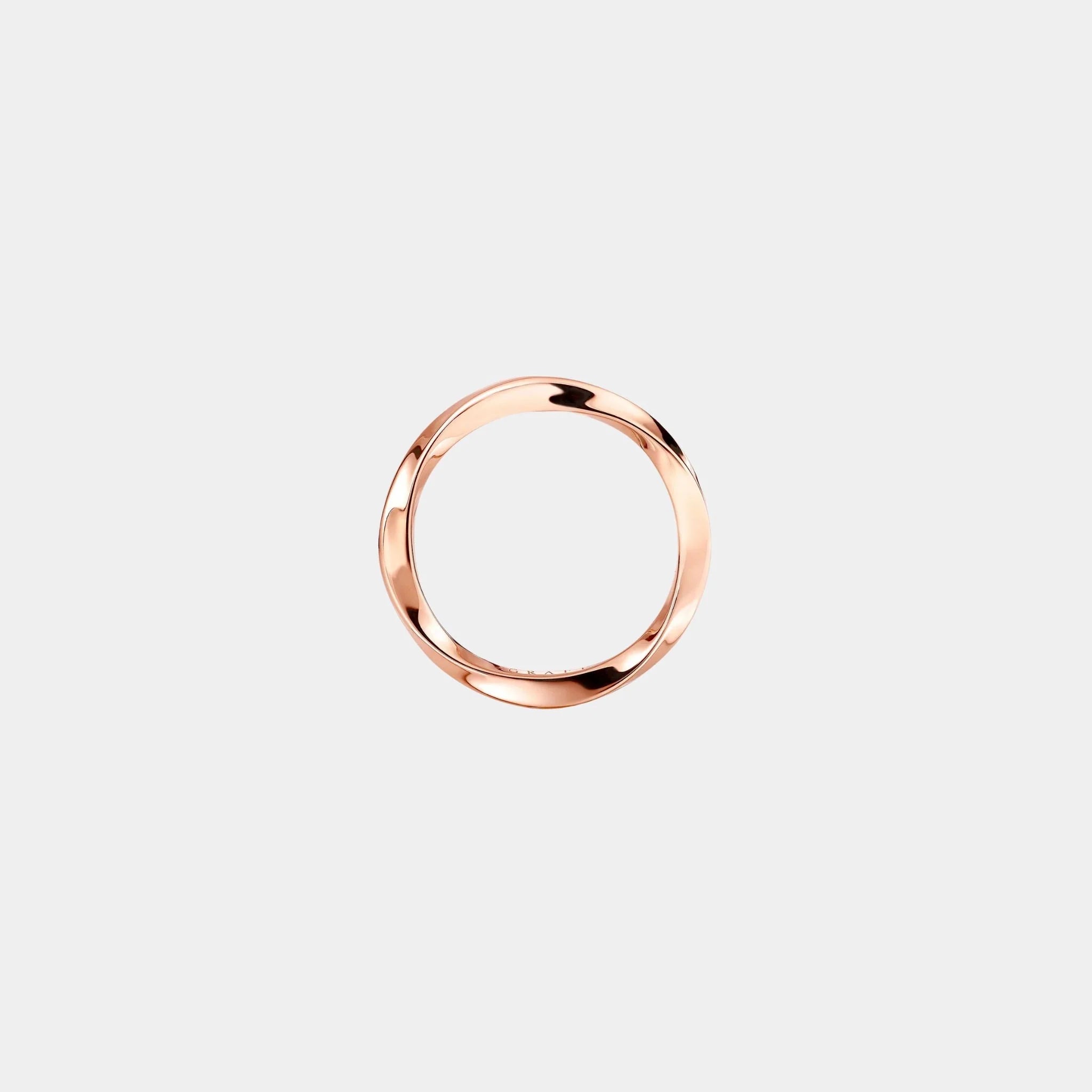 Spiral Rose Gold Band 2.2MM