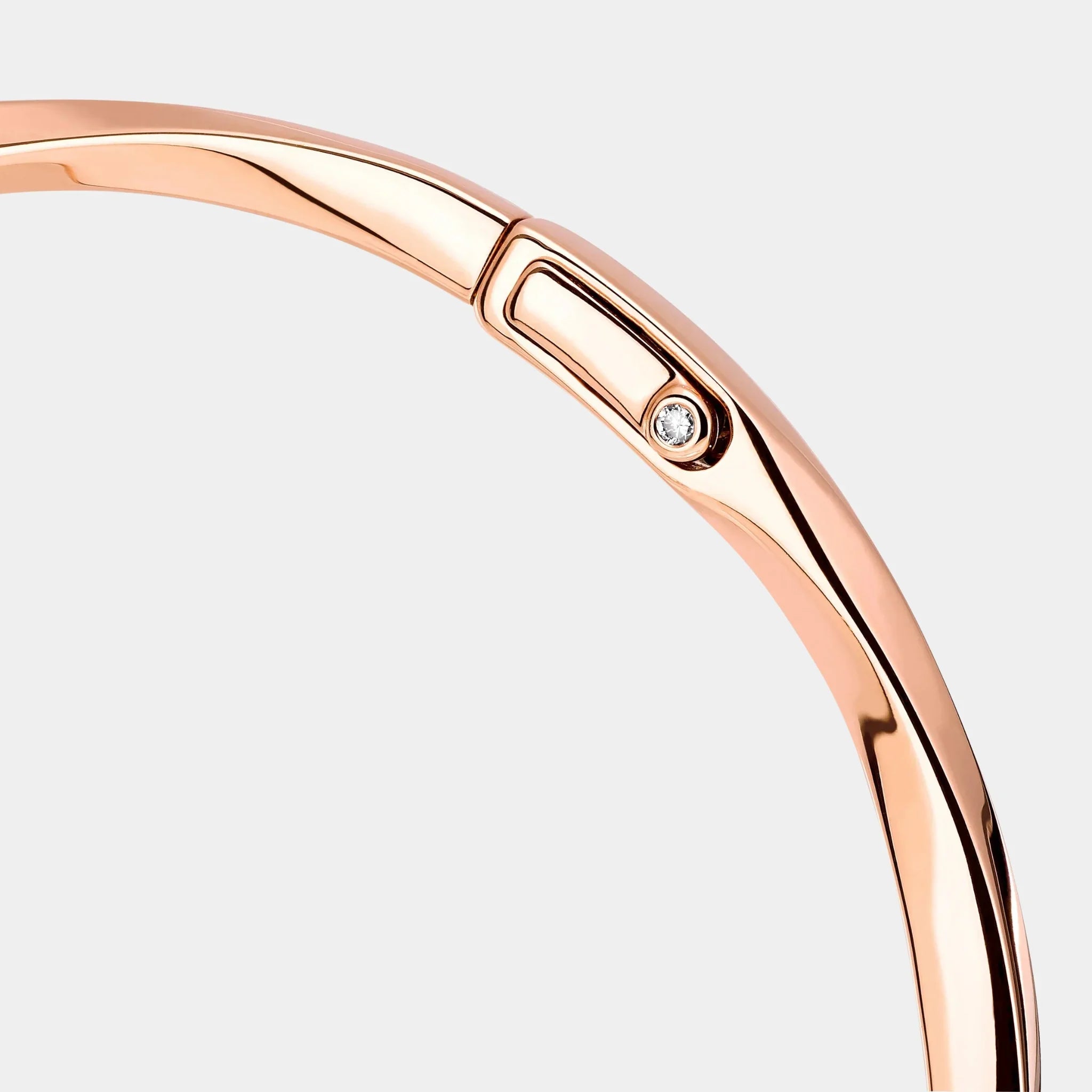 Spiral Rose Gold Bangle
