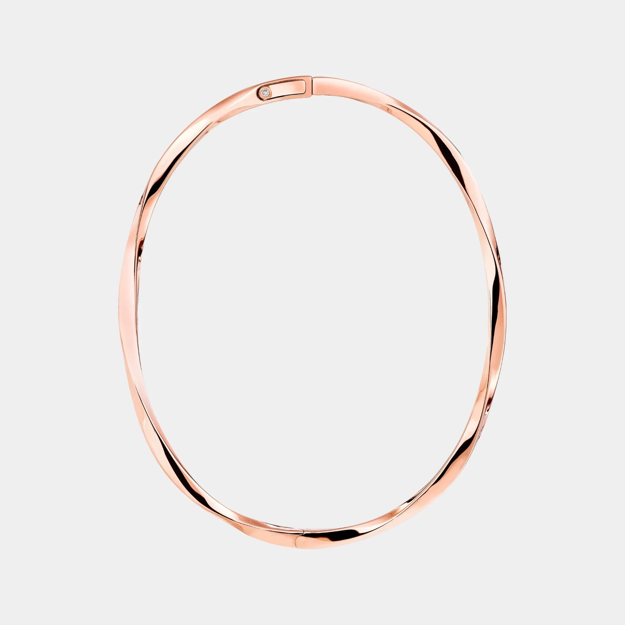 Spiral Rose Gold Bangle