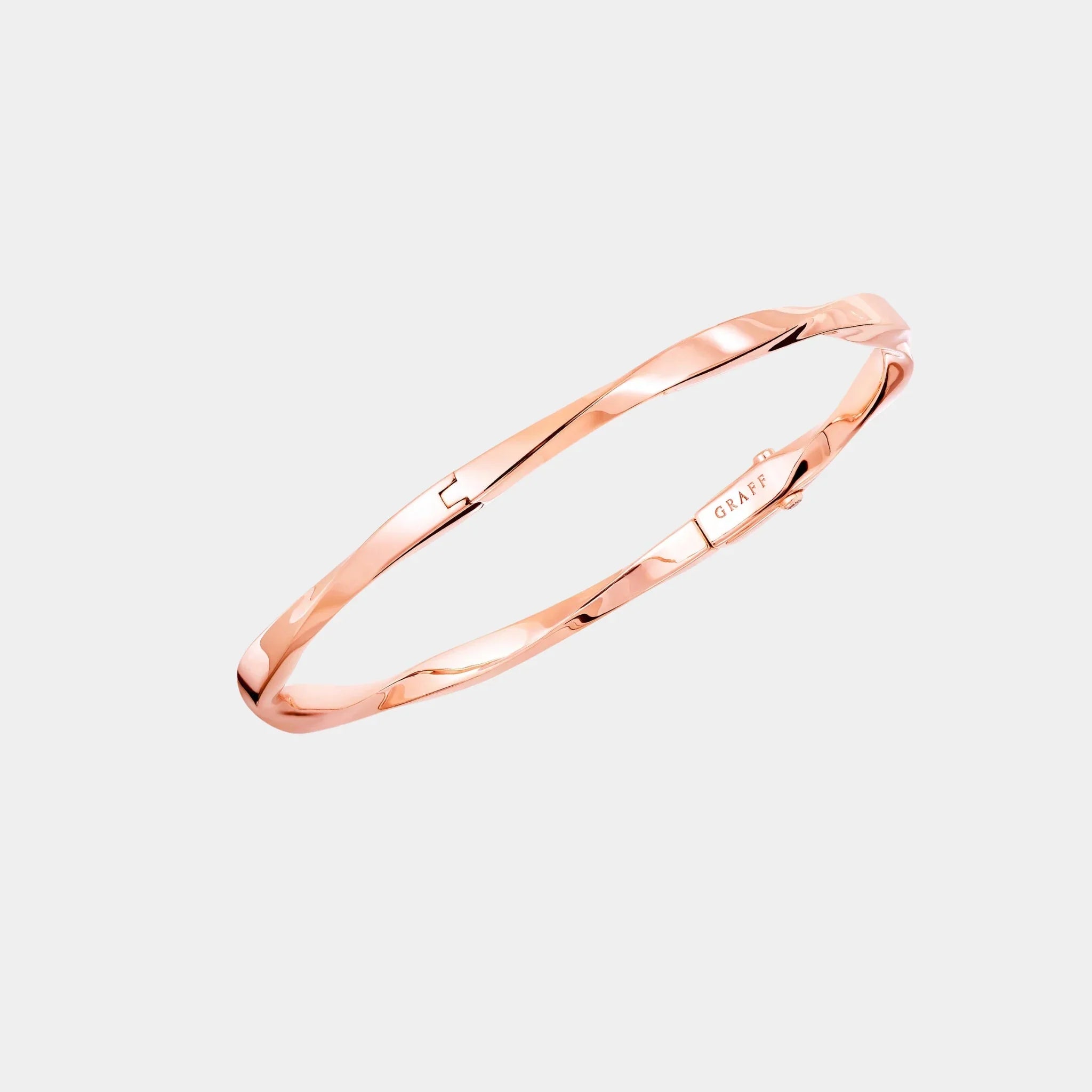 Spiral Rose Gold Bangle