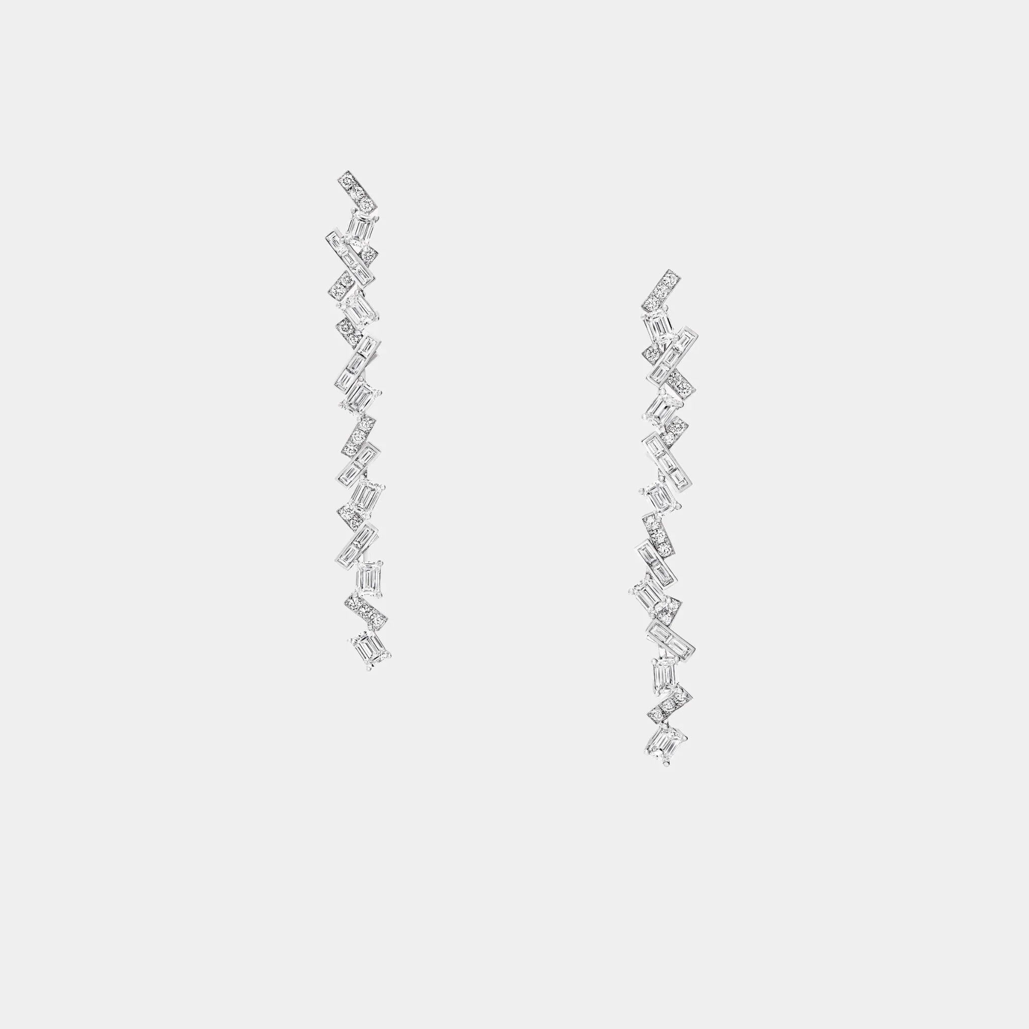 Threads Diamond Drop Earrings