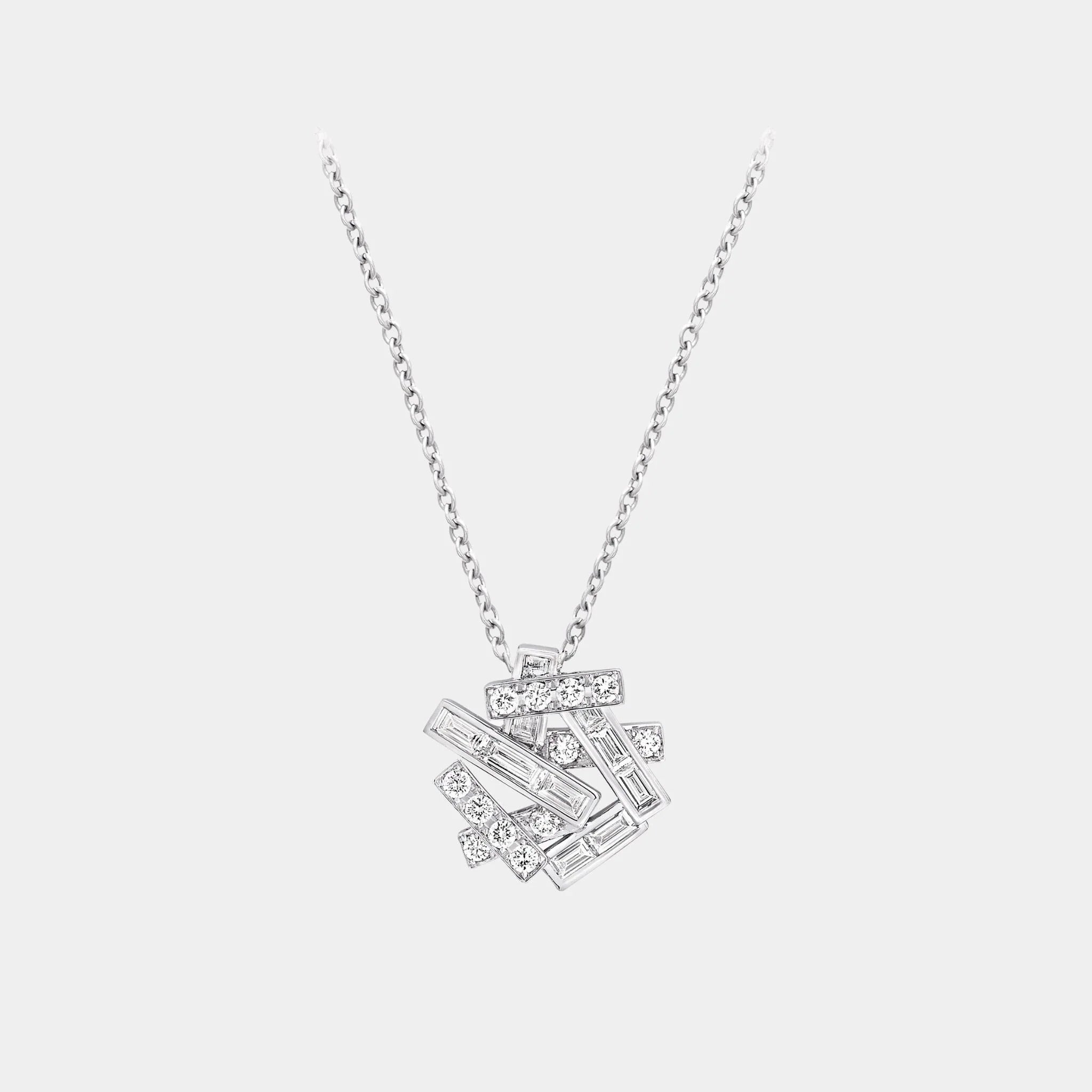 Threads Diamond Pendant