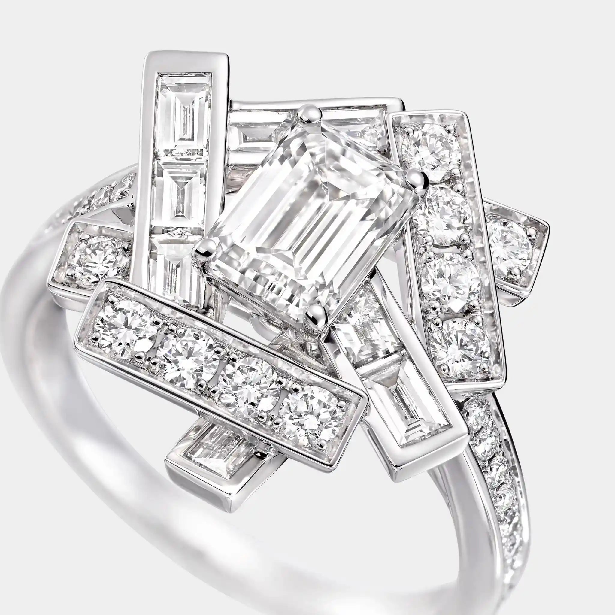 Threads Diamond Ring