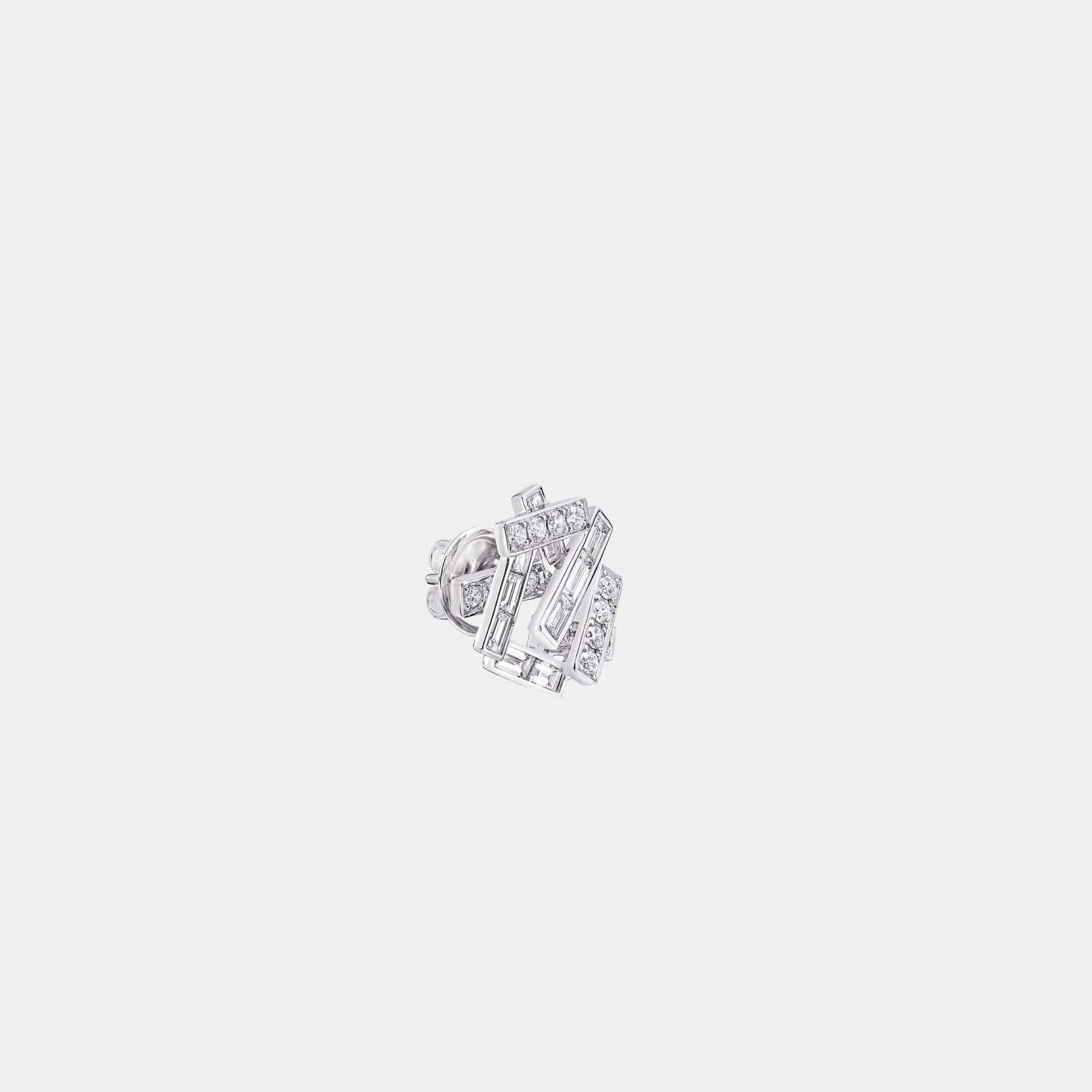 Threads Diamond Stud Earrings
