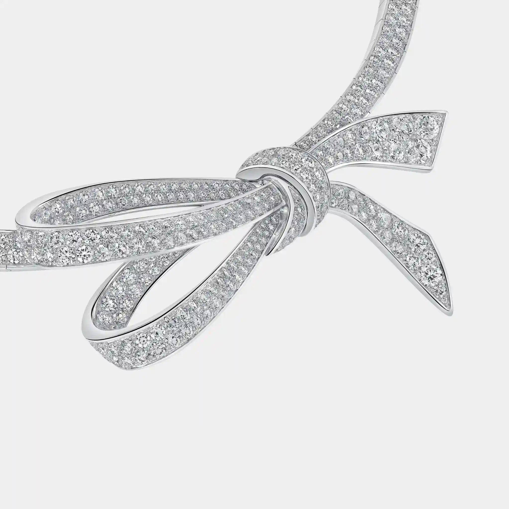 Tildas Bow Diamond Necklace