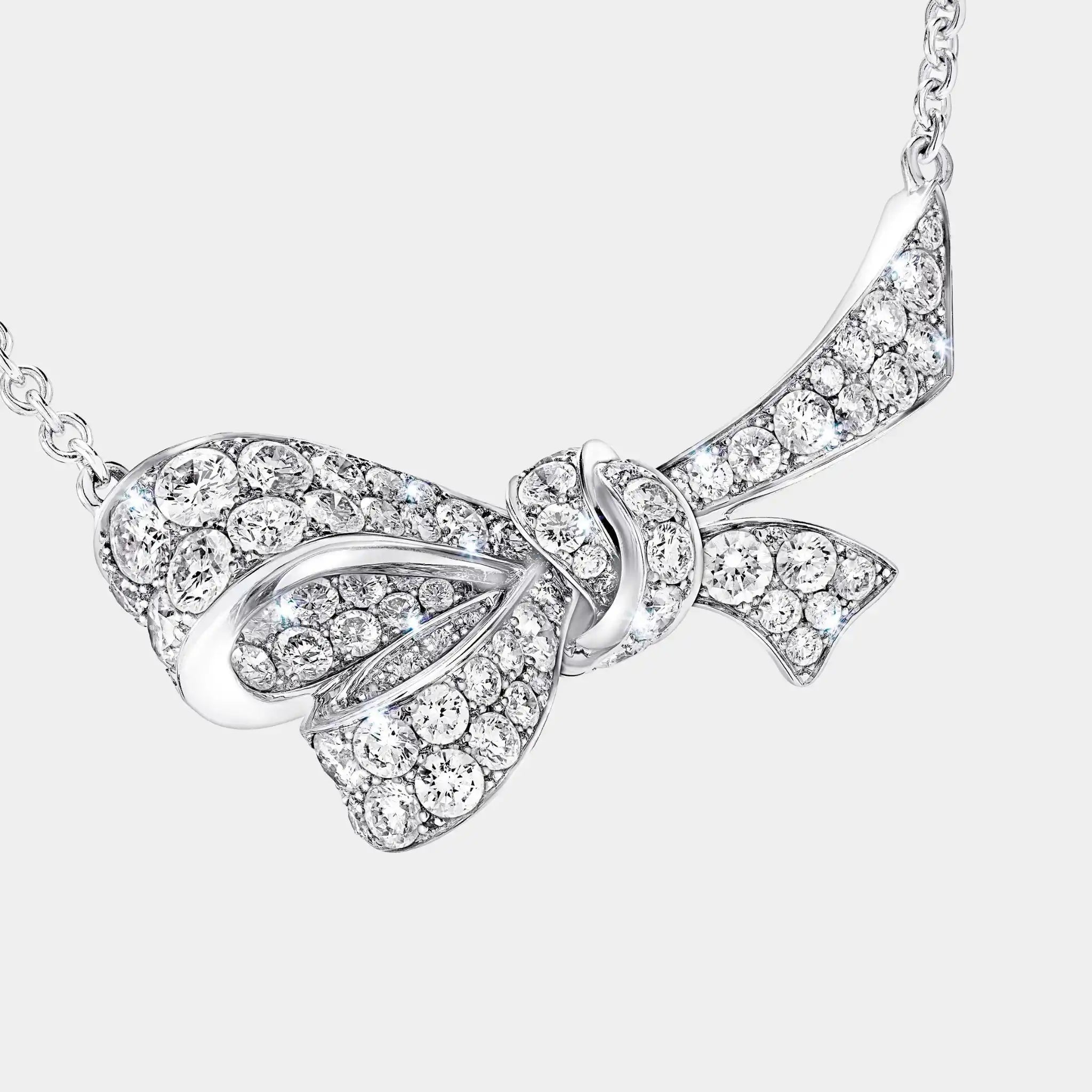 Tildas Bow Diamond Pendant