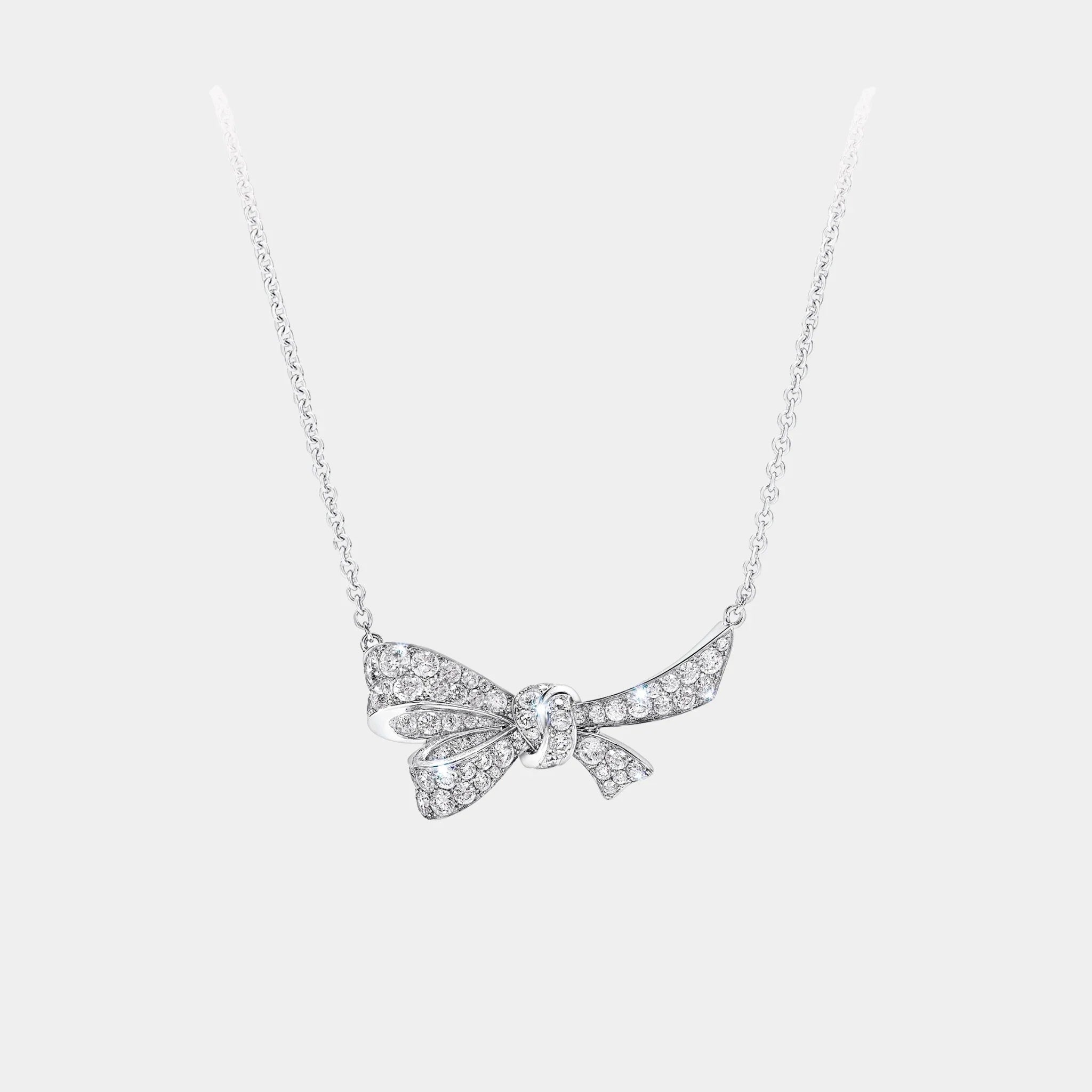 Tildas Bow Diamond Pendant