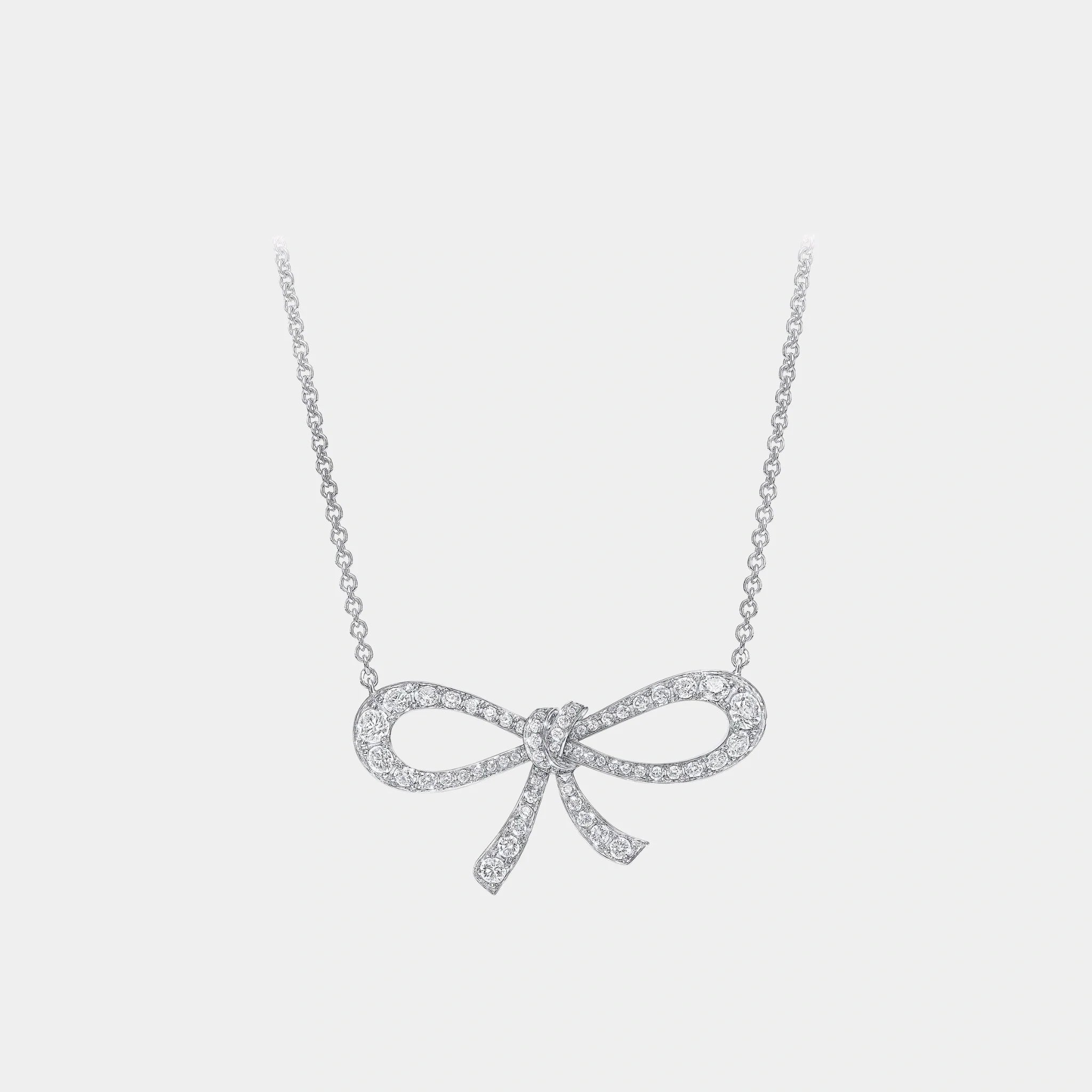 Tildas Bow Mini Diamond Pendant