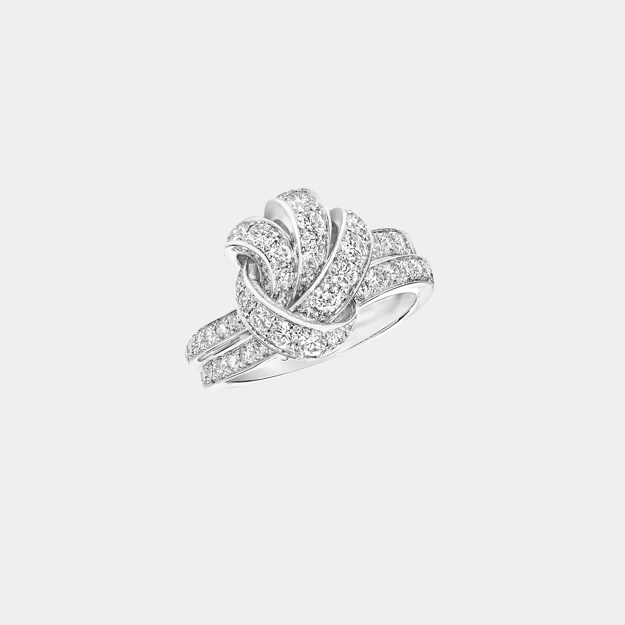 Tildas Bow Pavé Diamond Ring