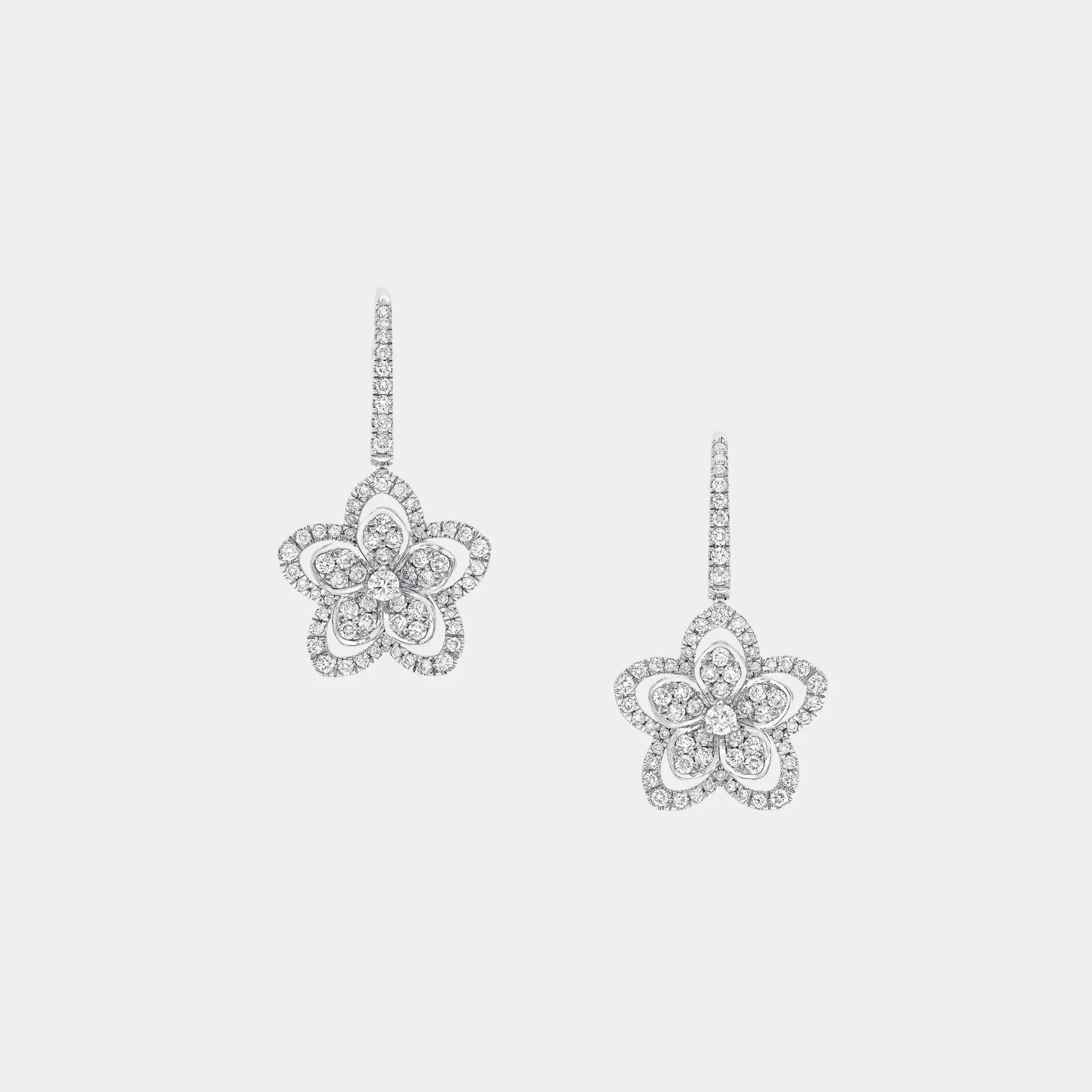 Wild Flower Diamond Earrings