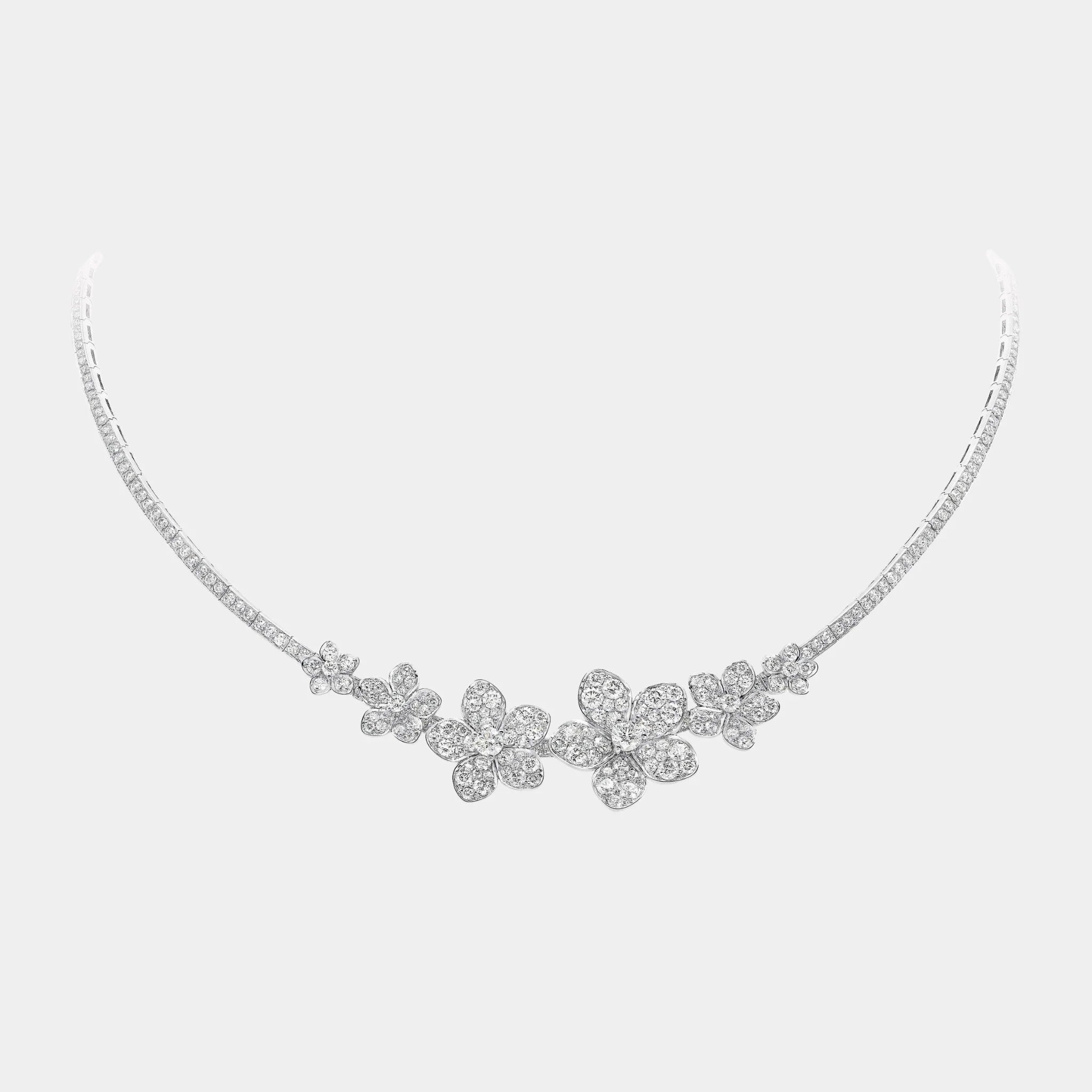 Wild Flower Diamond Necklace