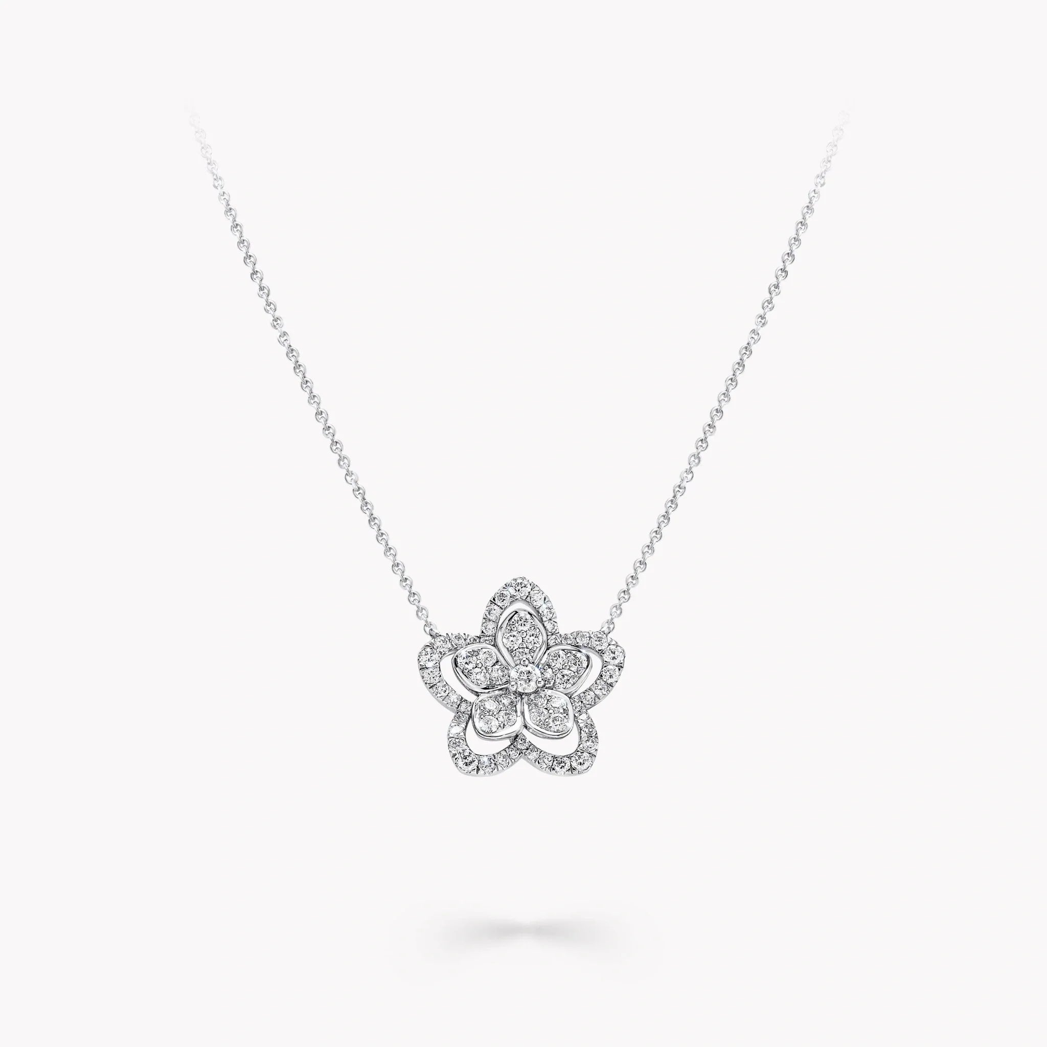 Wild Flower Diamond Pendant