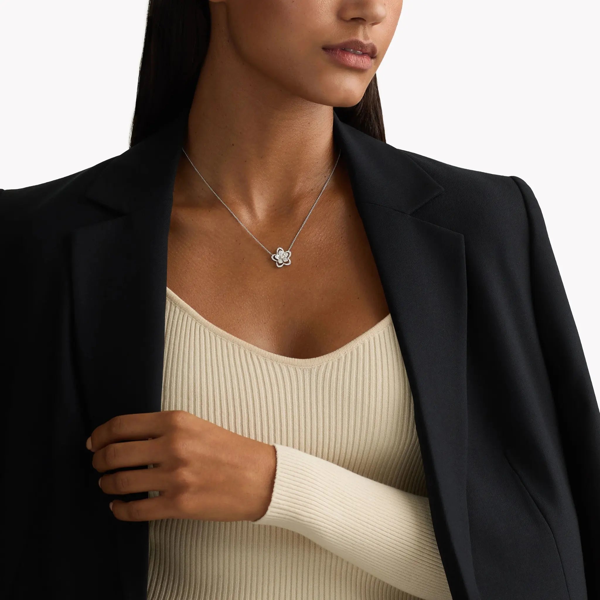 Wild Flower Diamond Pendant