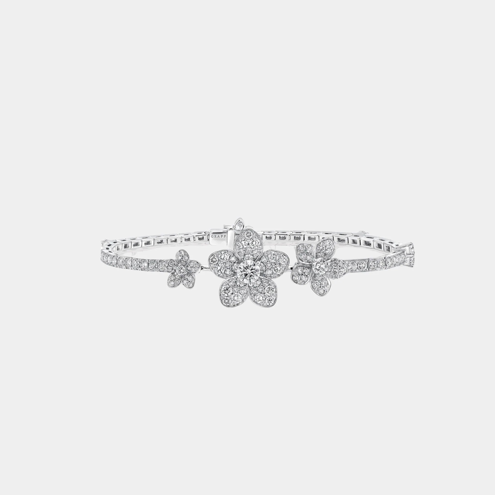 Wild Flower Pavé Diamond Bracelet