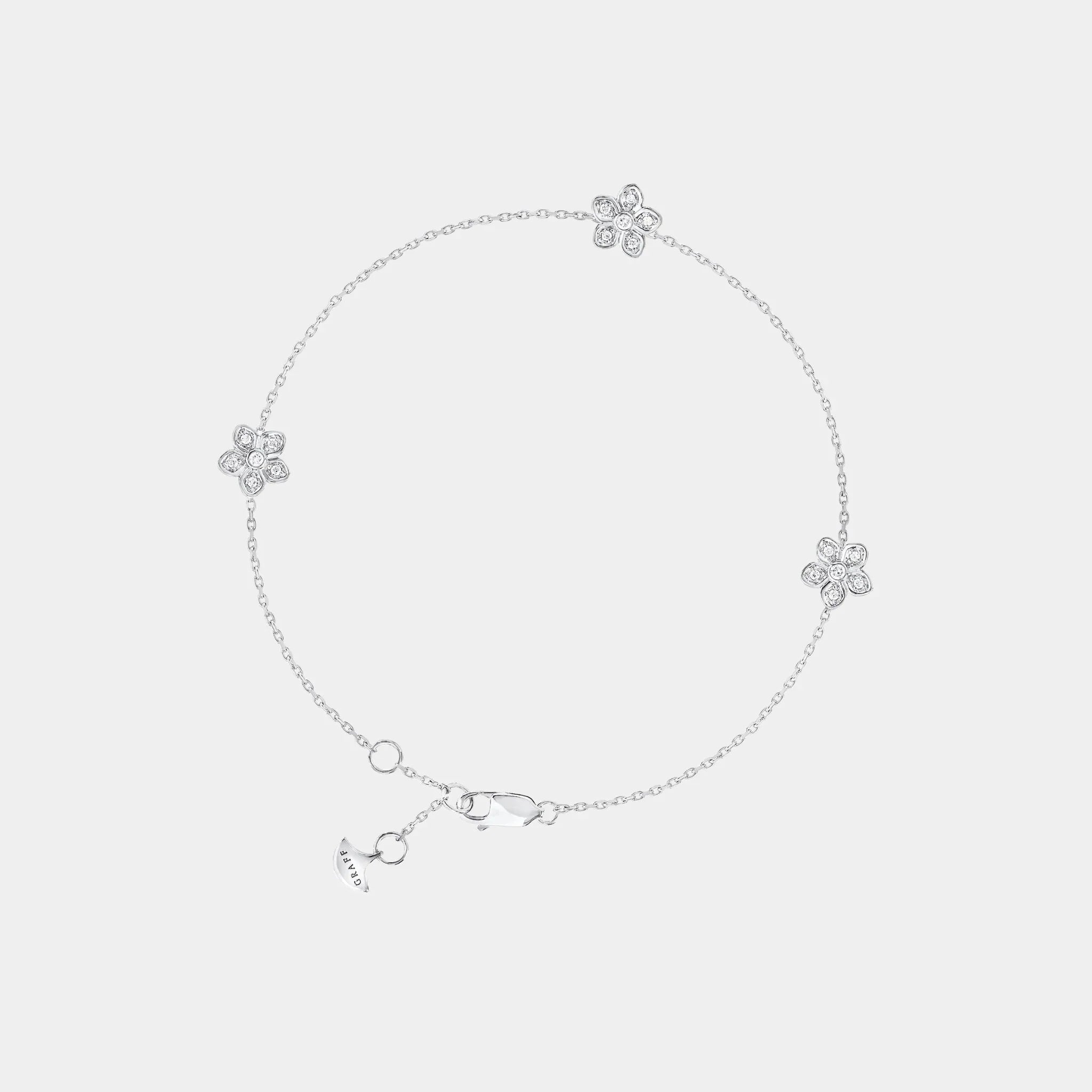 Wild Flower Petite Pavé Diamond Bracelet