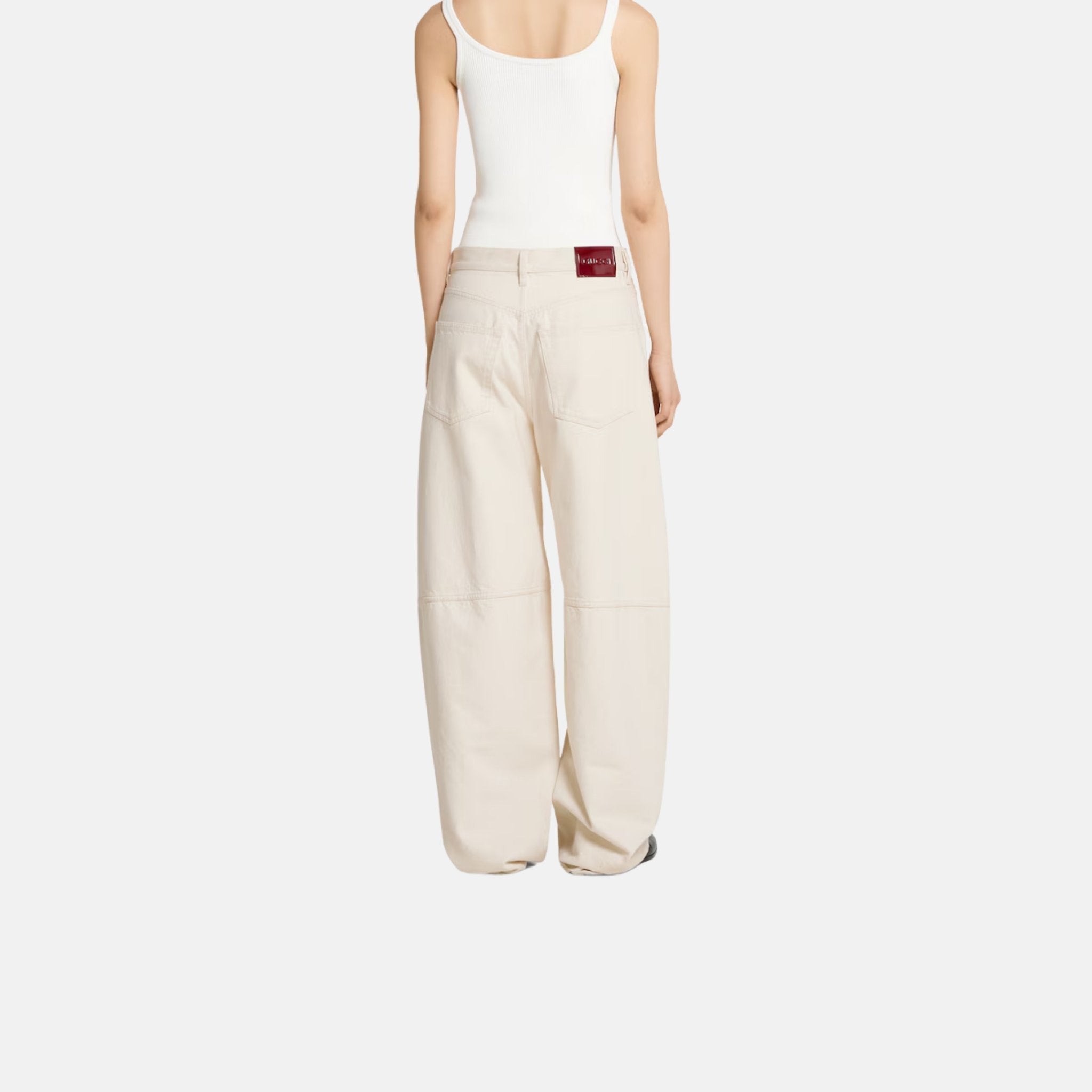 Balloon Pant In Cotton Denim