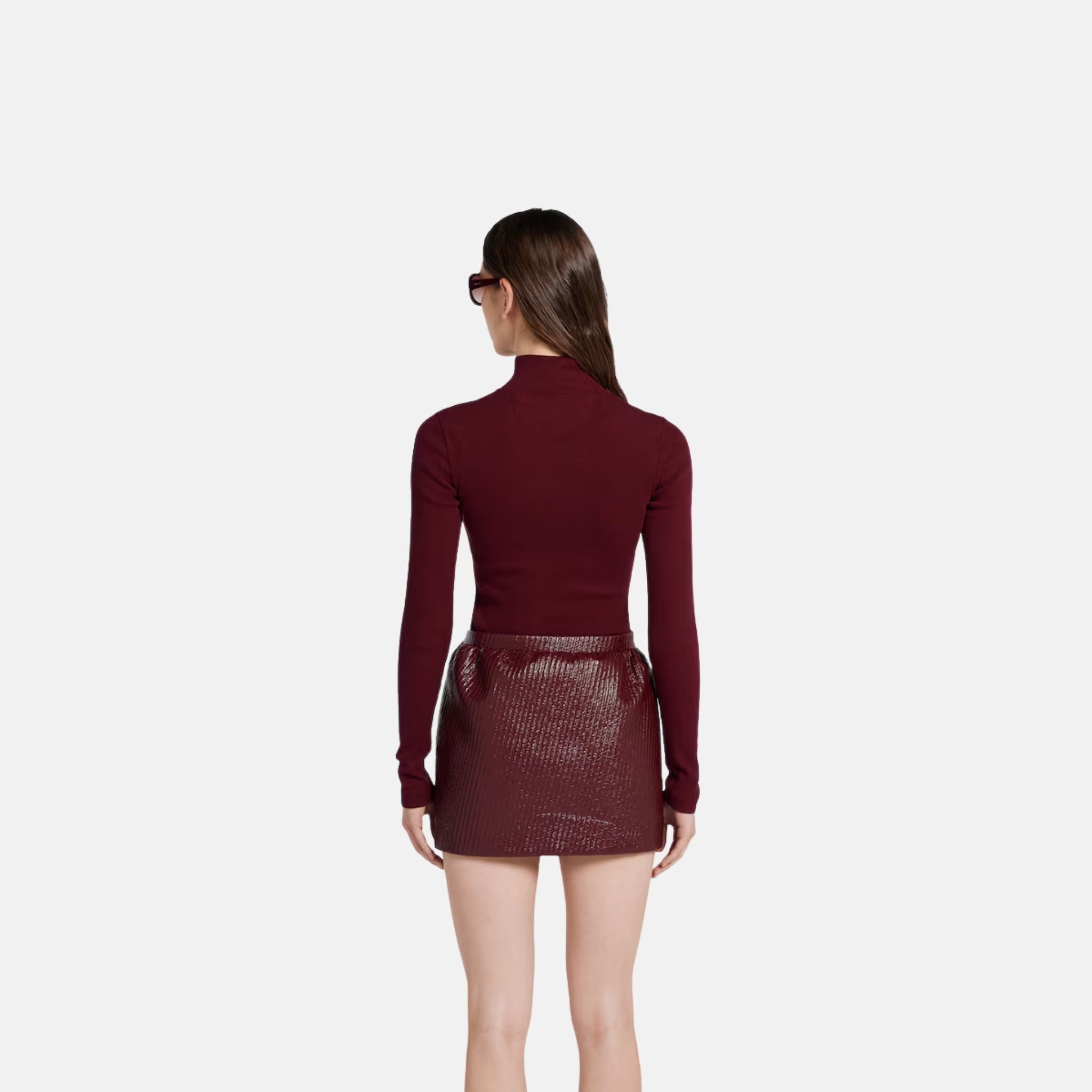 Cotton Rib Long Sleeve T Shirt