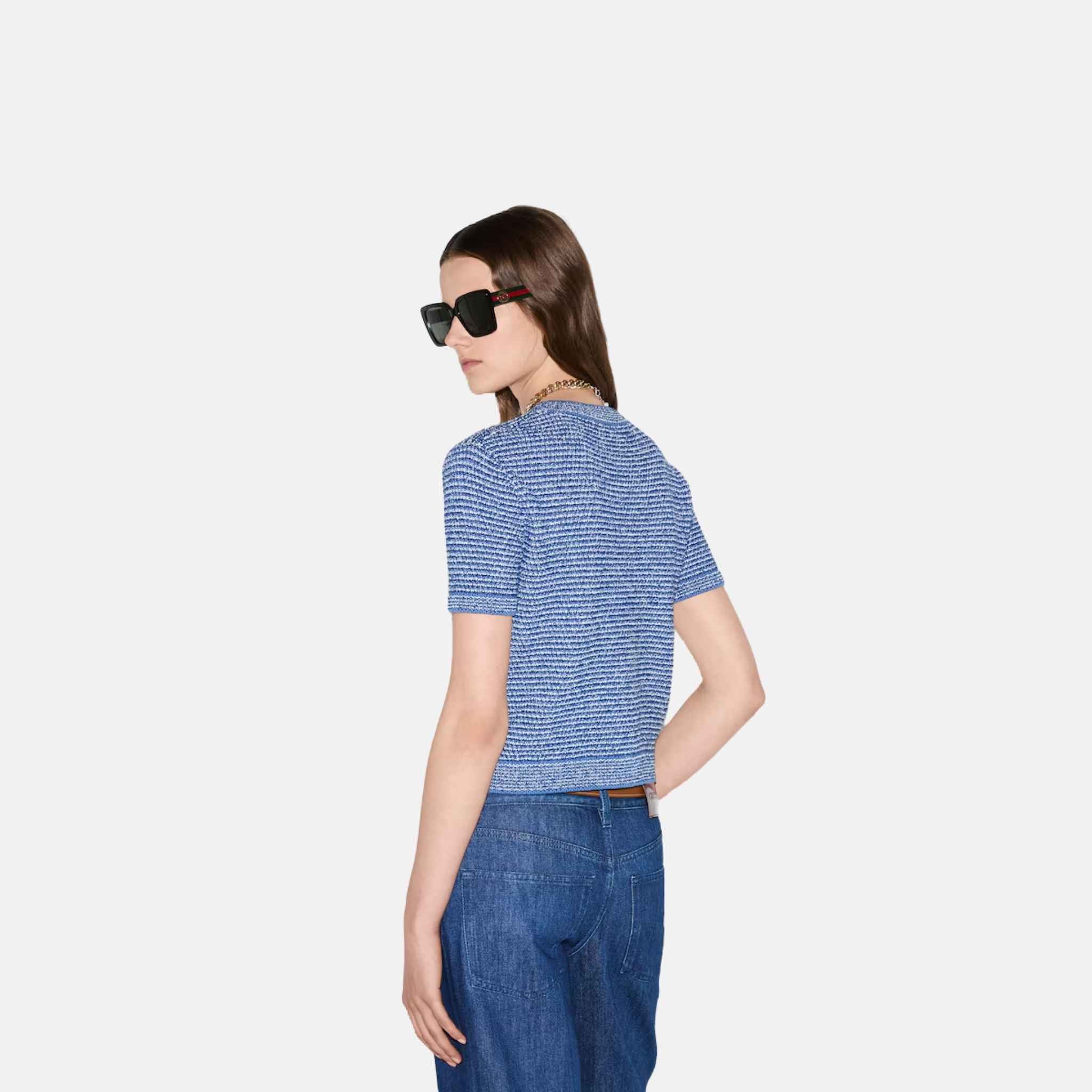 Fine Cotton Crewneck Top