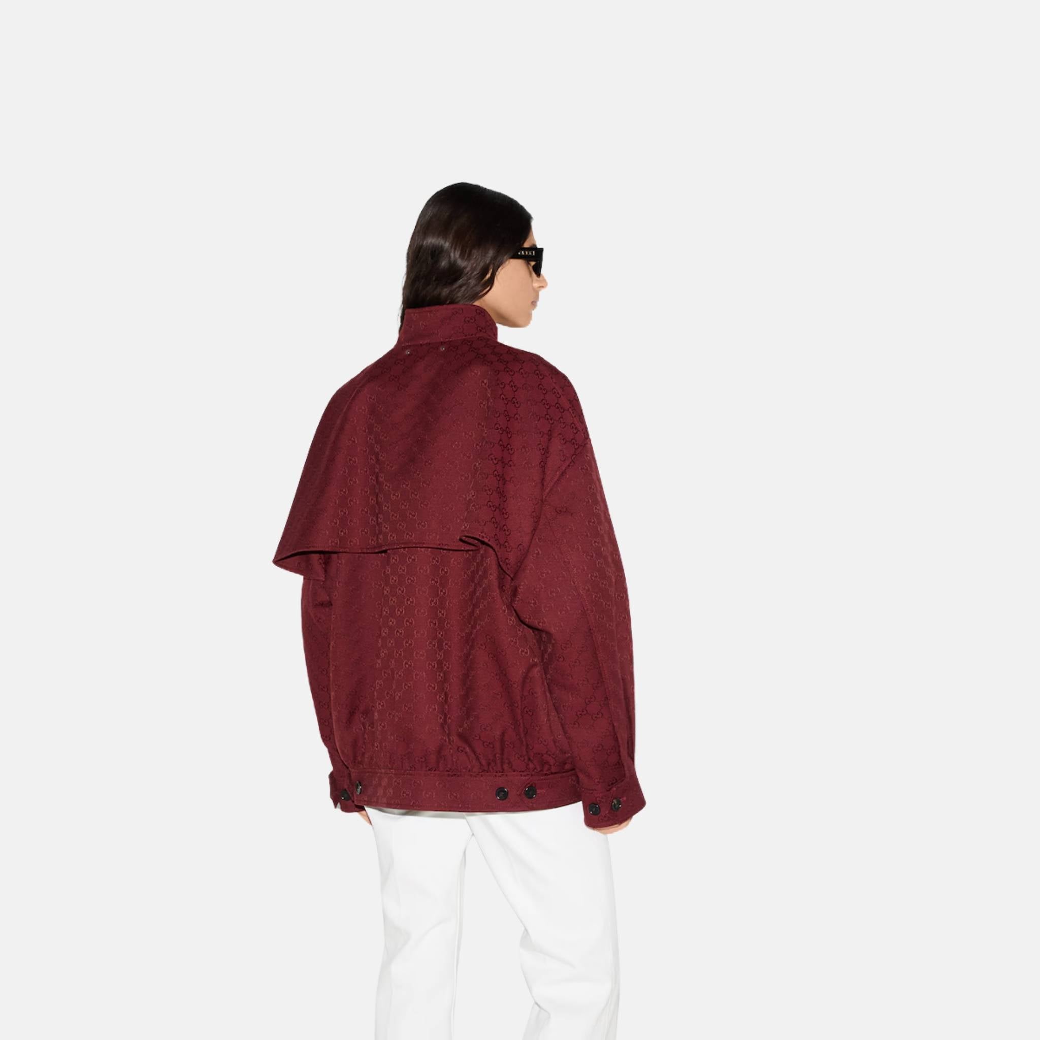 GG Canvas Bomber Jacket