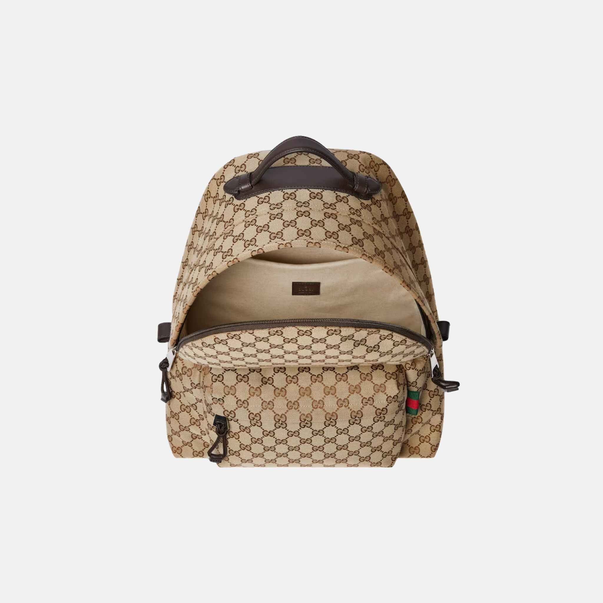 GG Canvas Medium Backpack