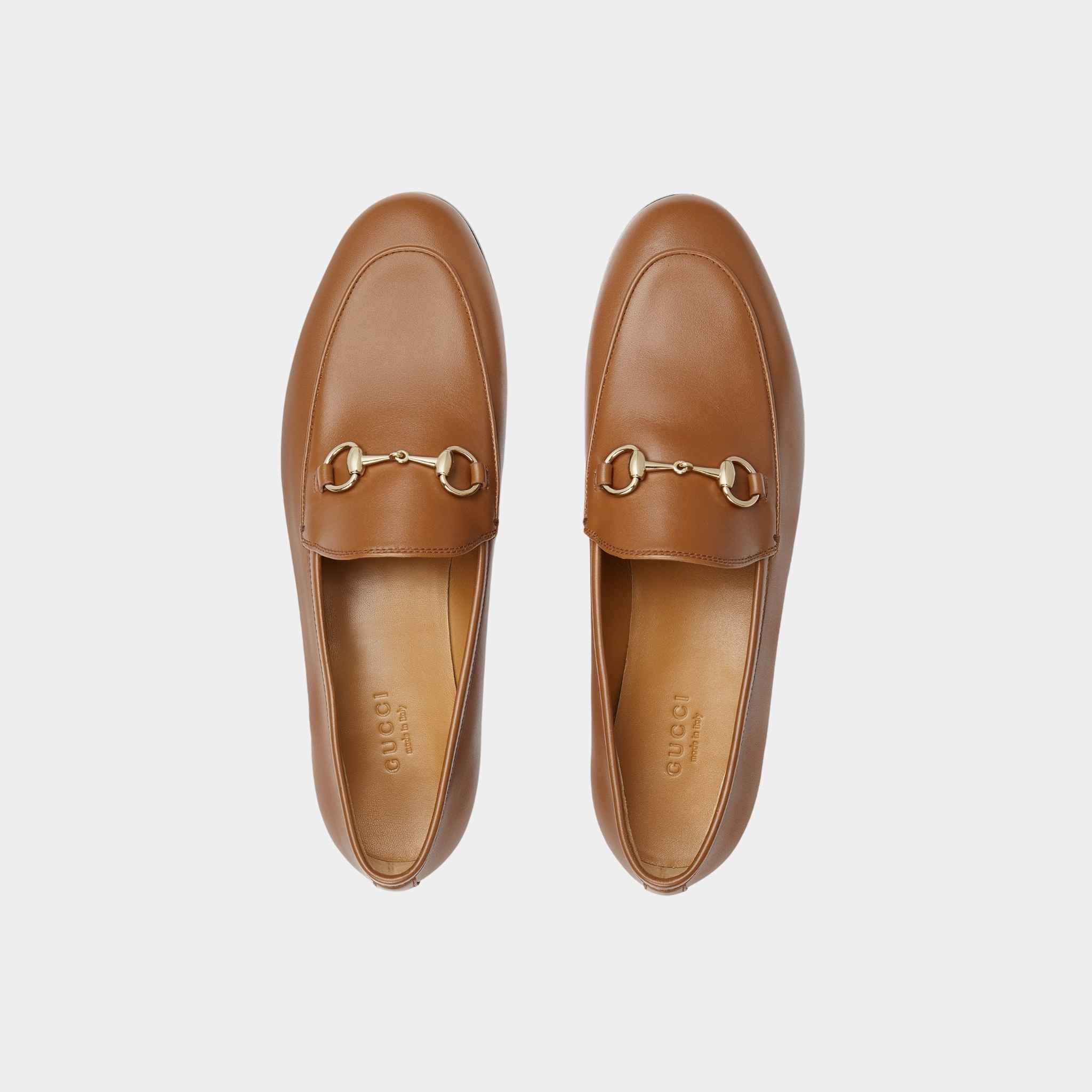 Jordaan Leather Loafer With Light Gold-Toned Hardware