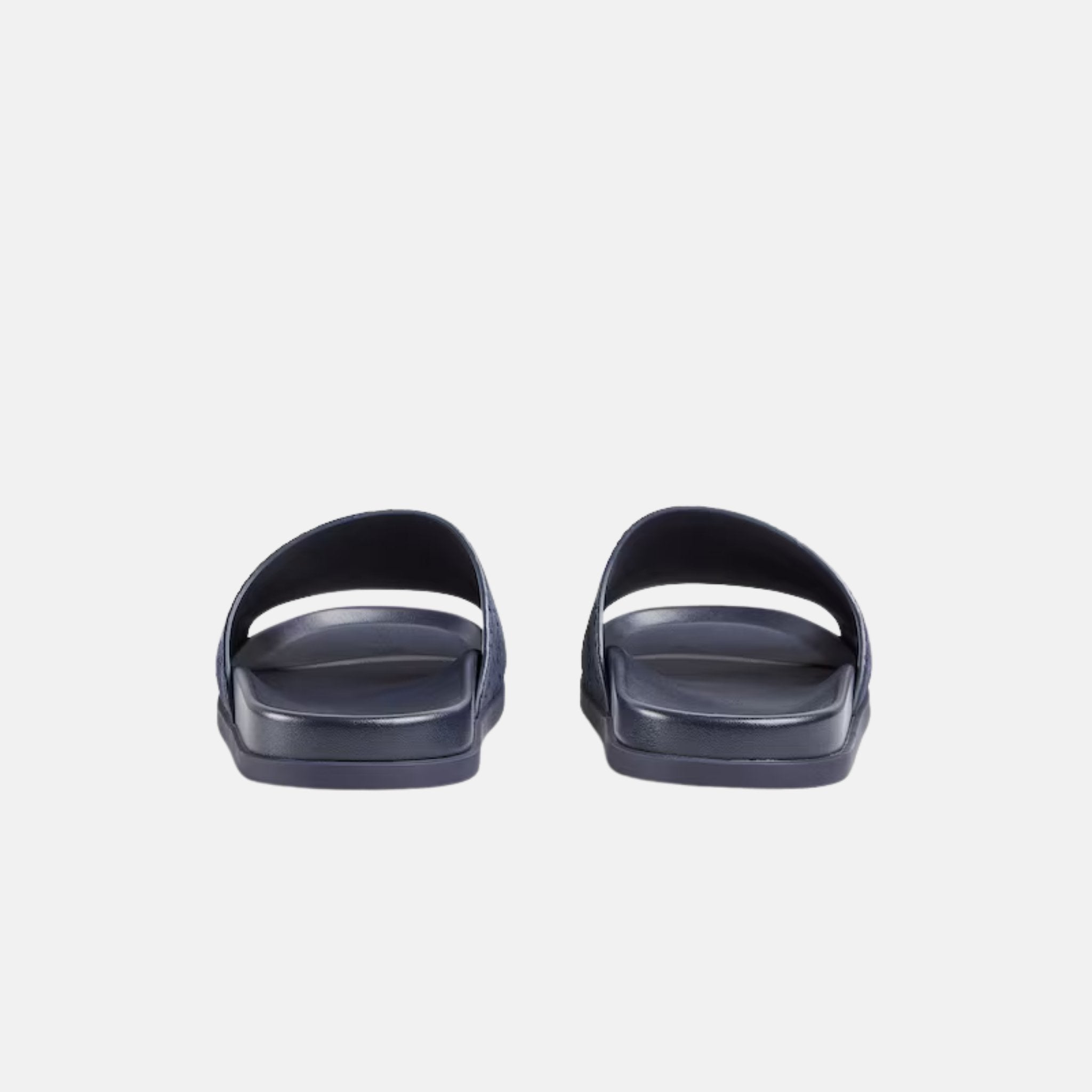 Mens Slide Sandal In GG Suede