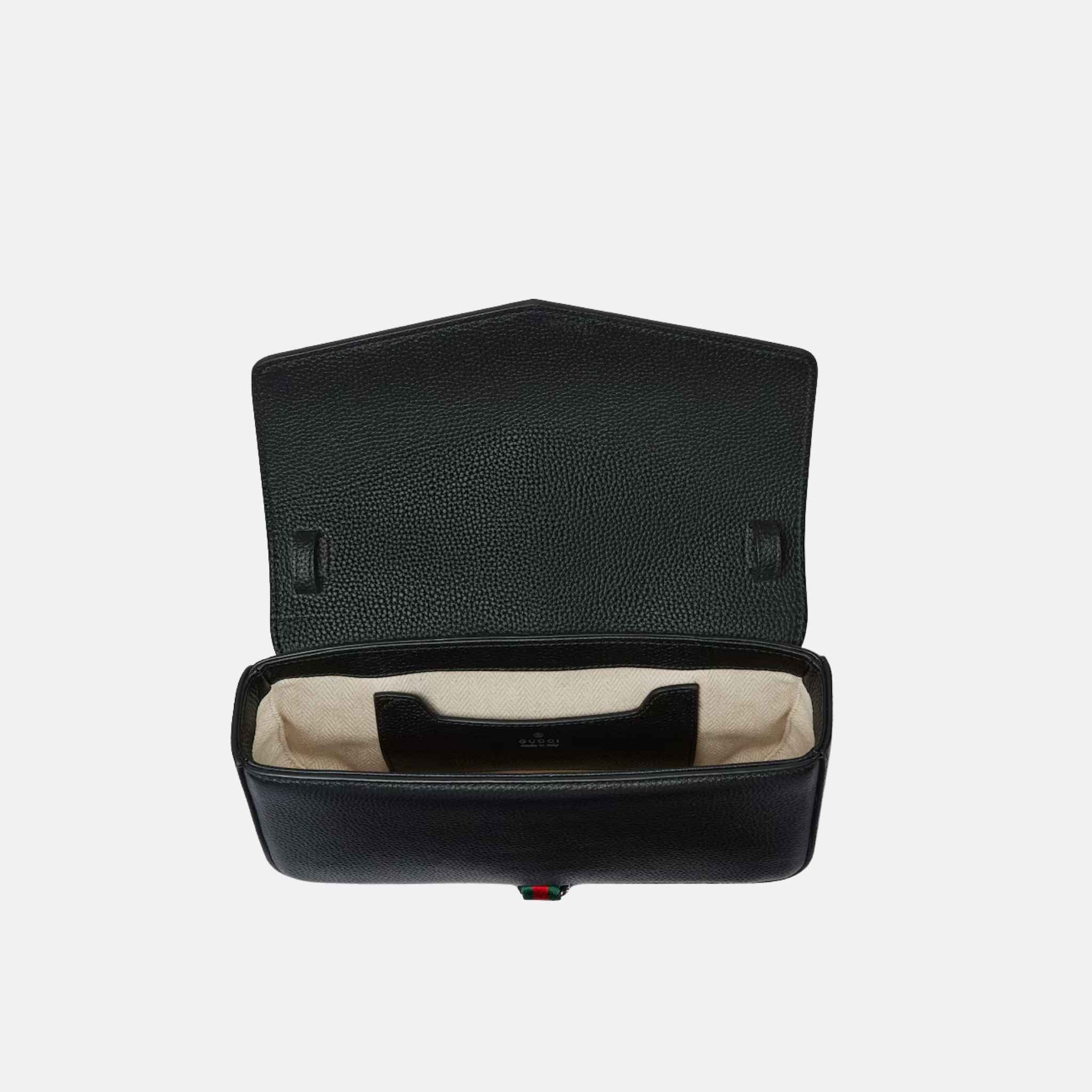 Small Crossbody Bag With Hook Closure