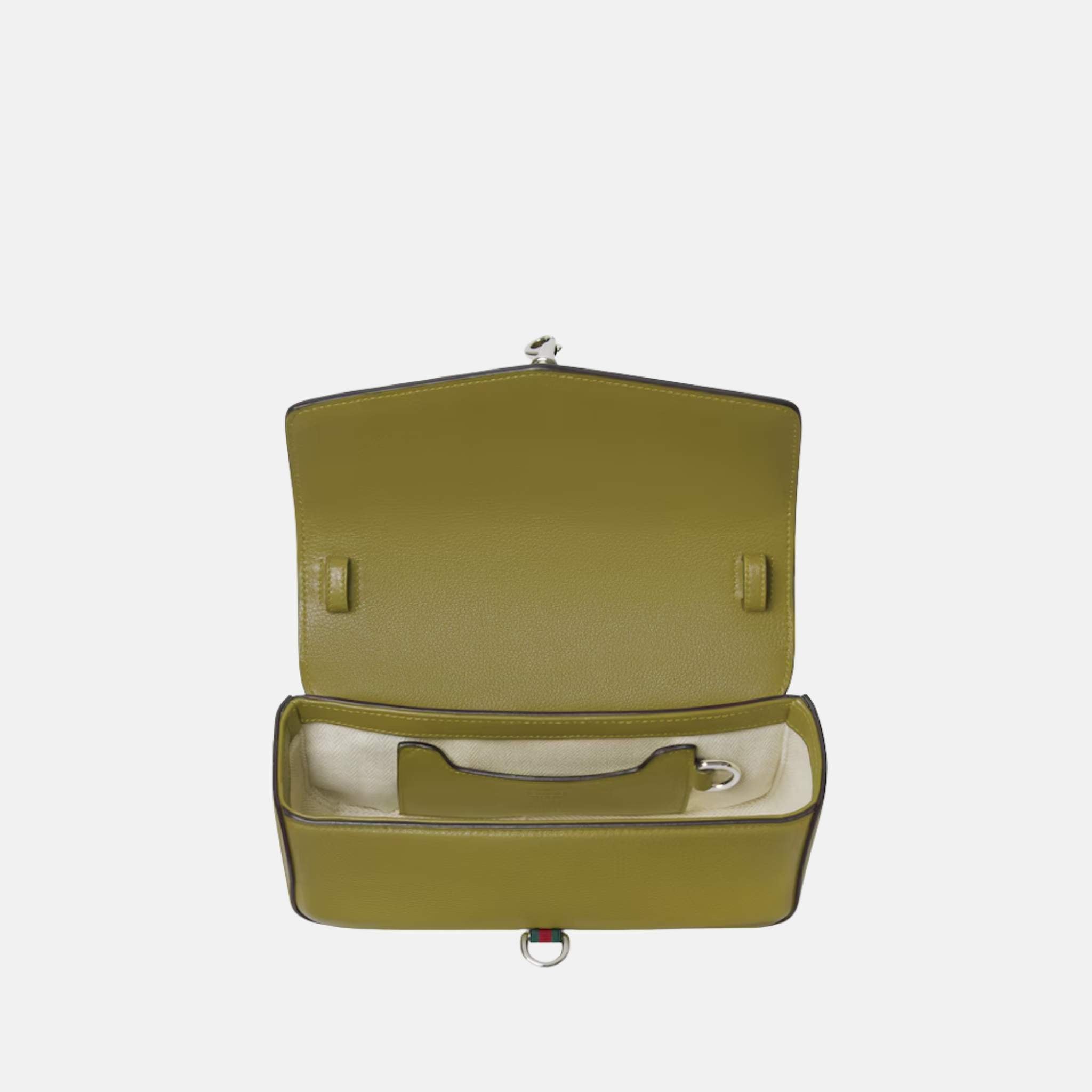 Small Crossbody Bag With Hook Closure