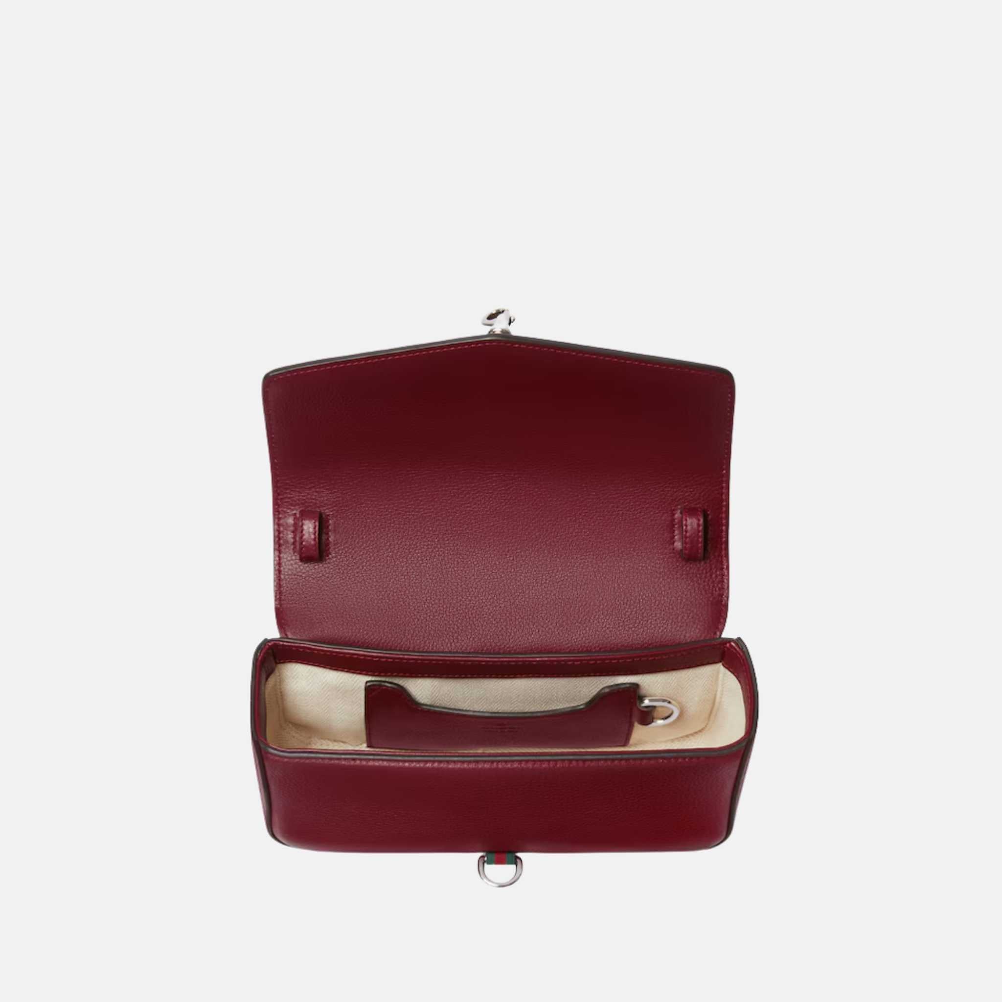 Small Crossbody Bag With Hook Closure