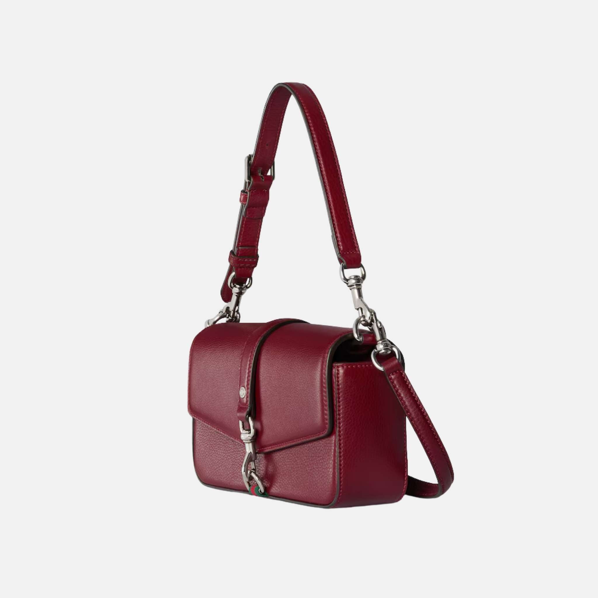 Small Crossbody Bag With Hook Closure