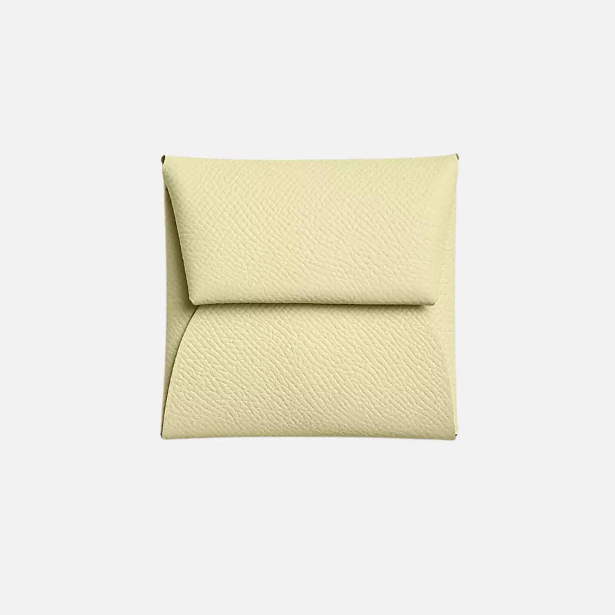 Hermes Bastia Purse Epsom Calfskin Jaune Milton