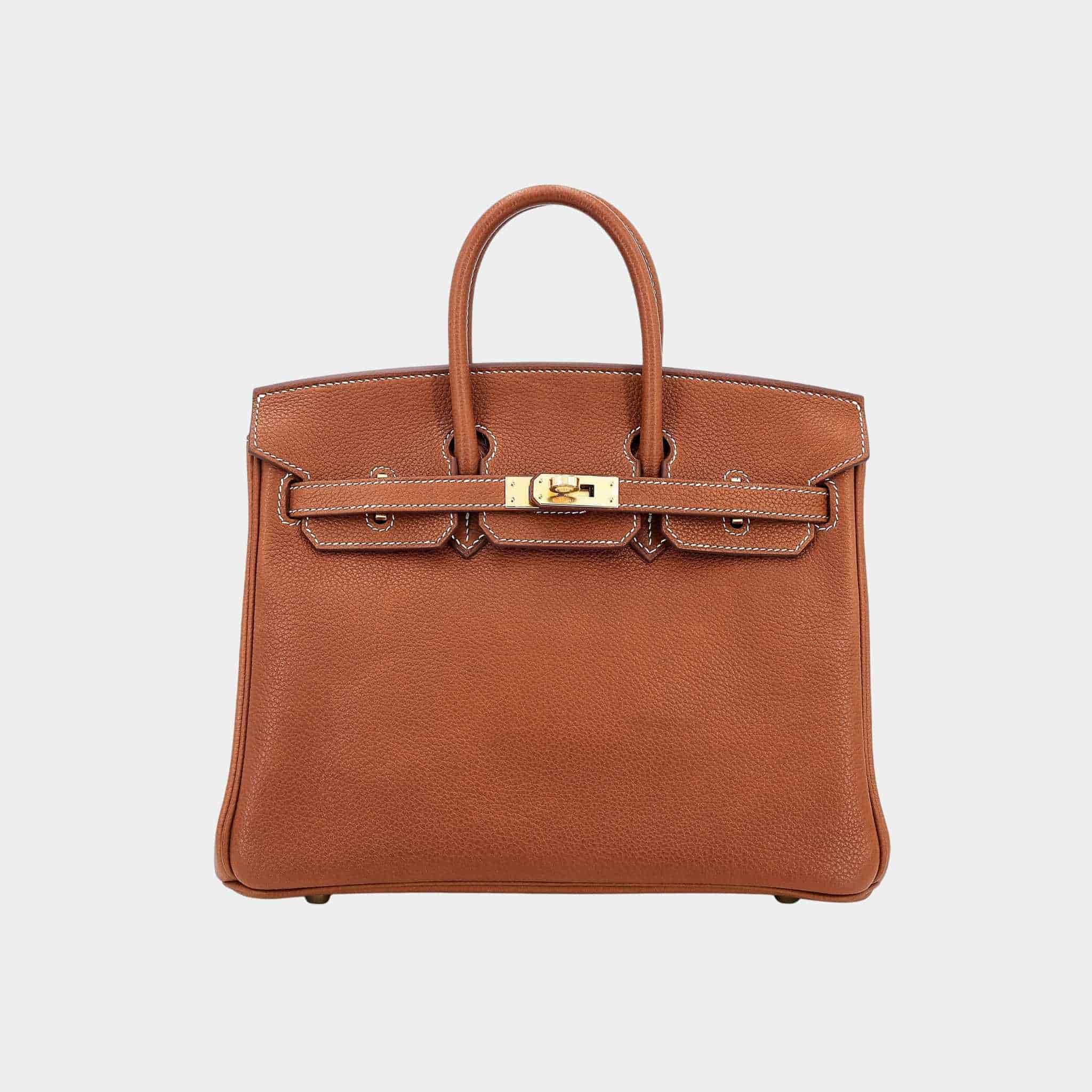 Birkin 25 Barenia Faubourg Fauve GHW