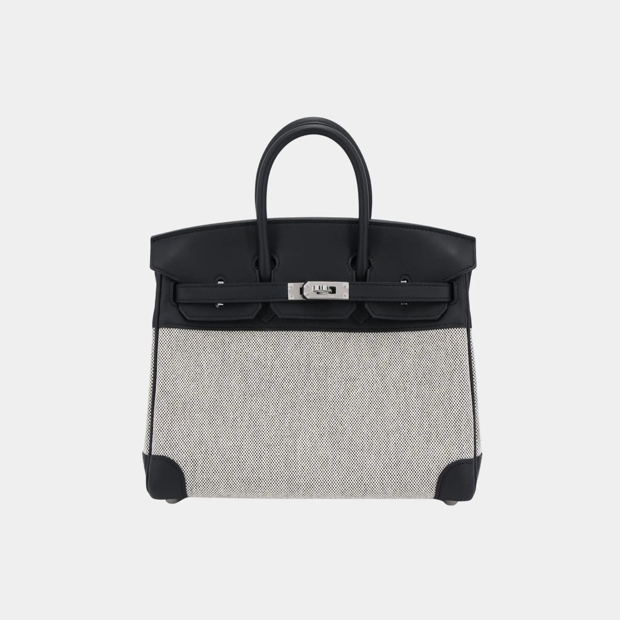 Birkin 25 Canvas-Swift Black PHW