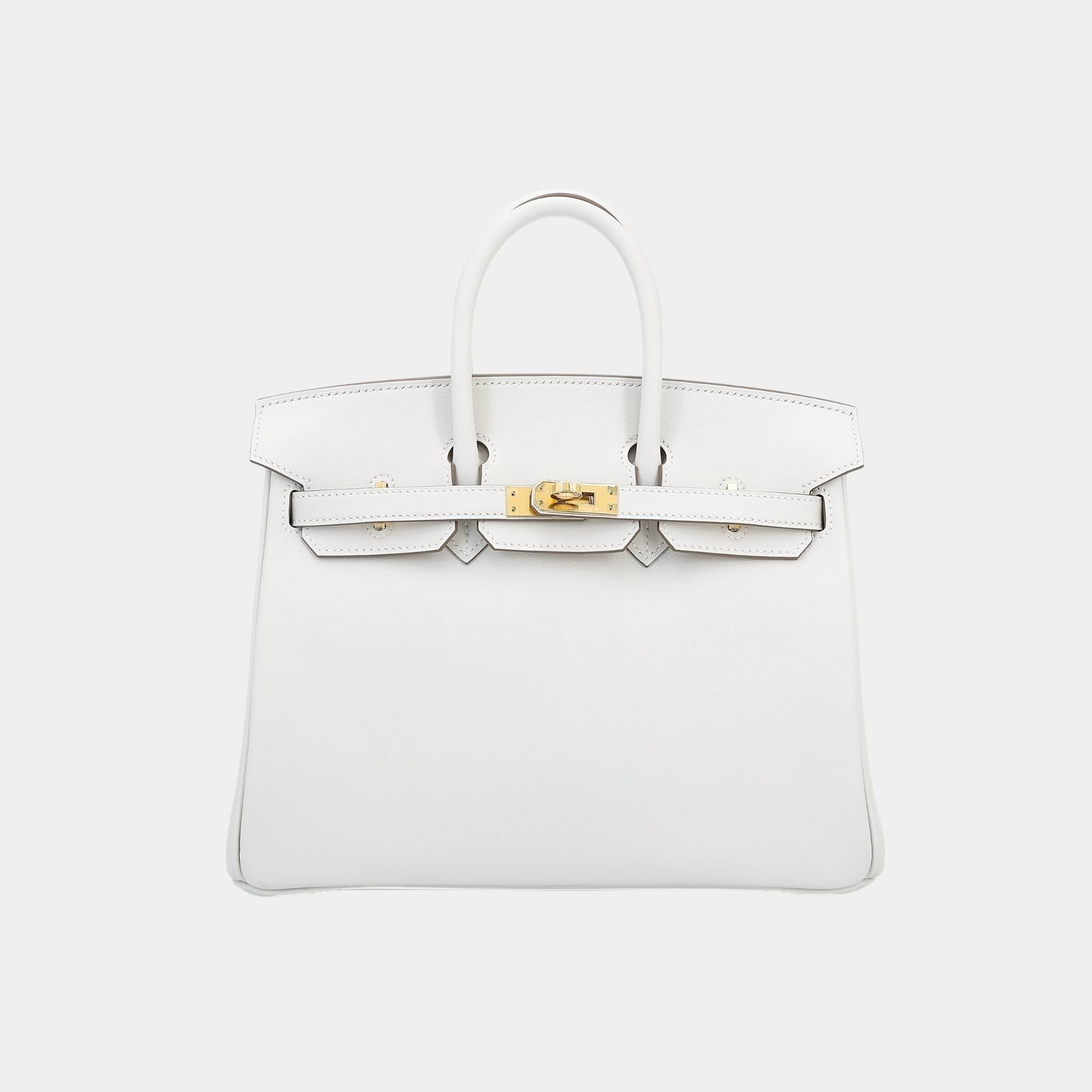 Birkin 25 Swift Gris Pale GHW