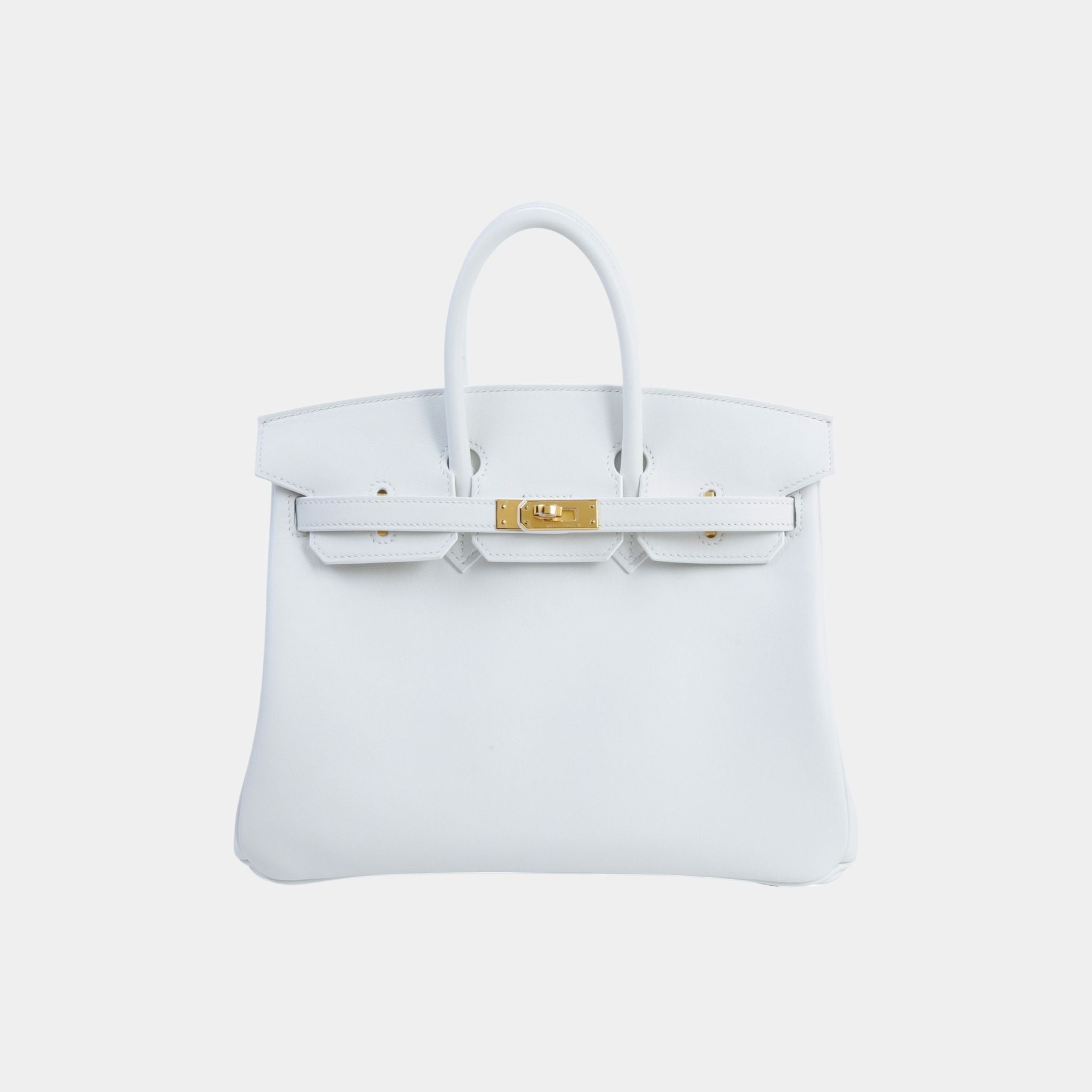 Birkin 25 Swift New White GHW