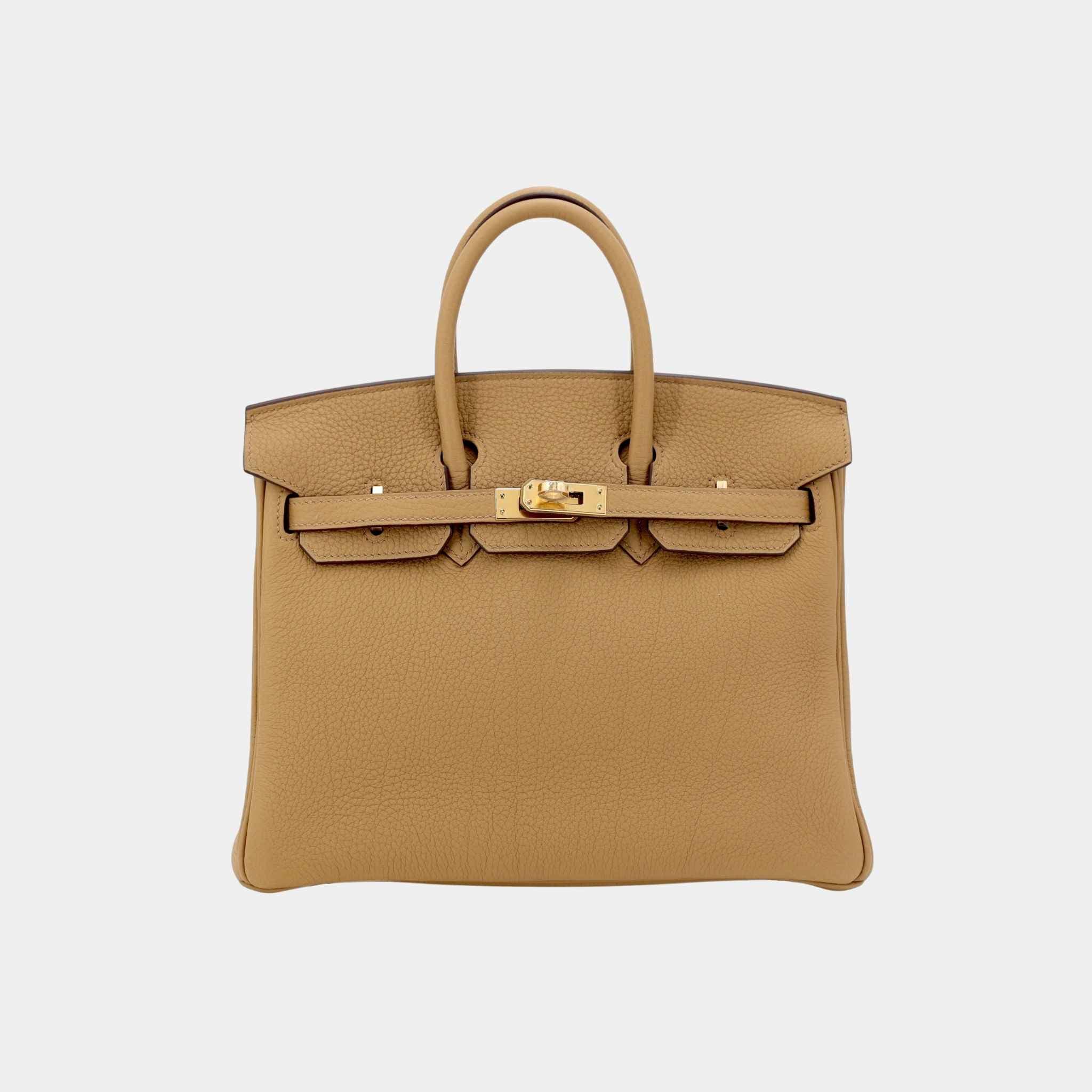 Birkin 25 Togo Biscuit GHW