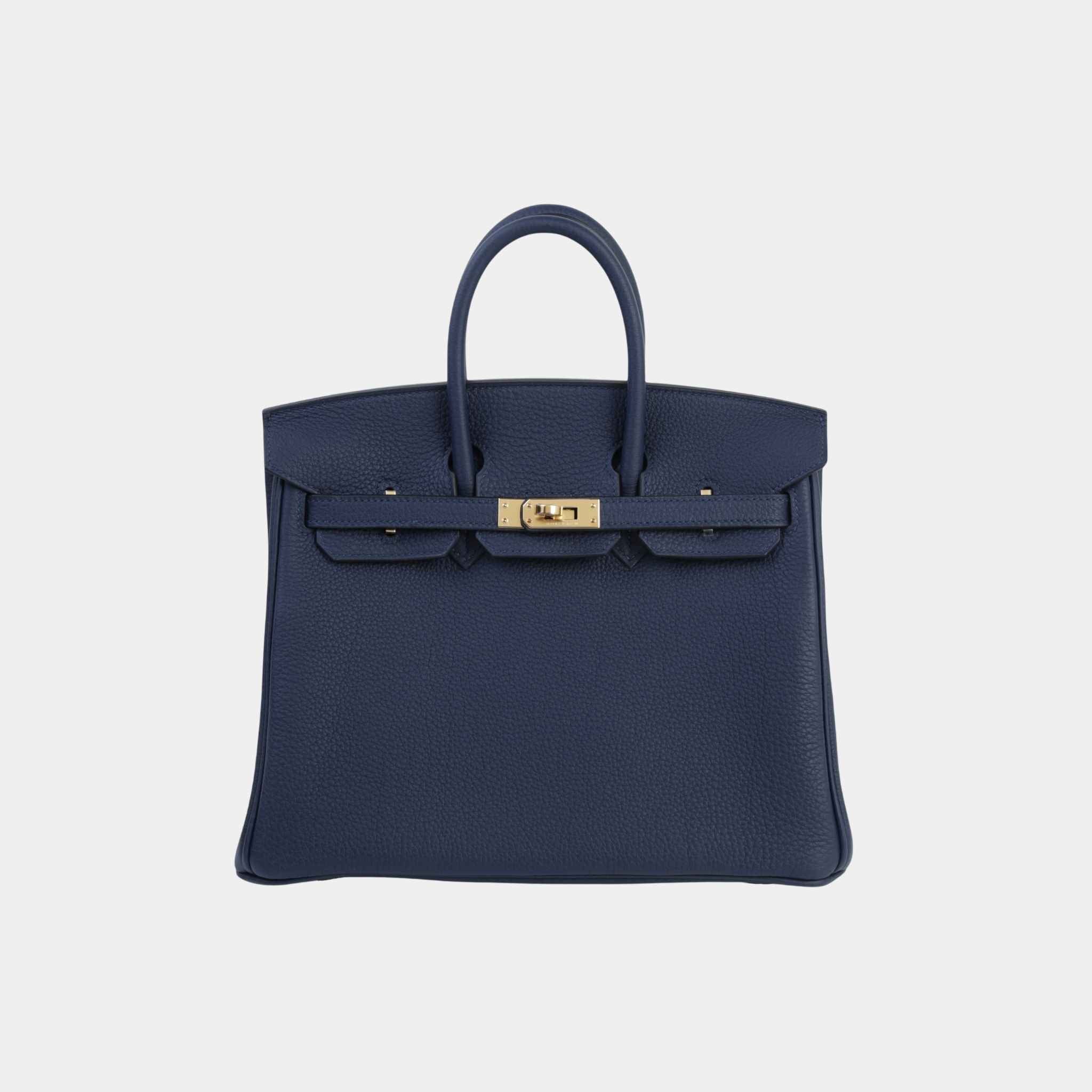Birkin 25 Togo Bleu Abysse GHW