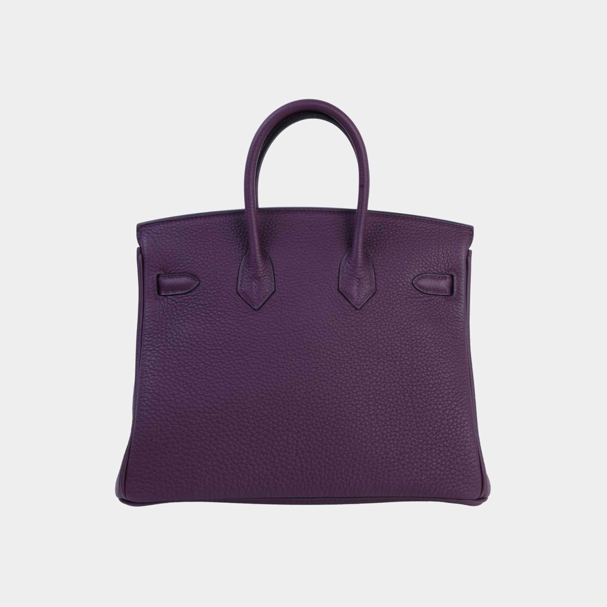 Birkin 25 Togo Cassis GHW