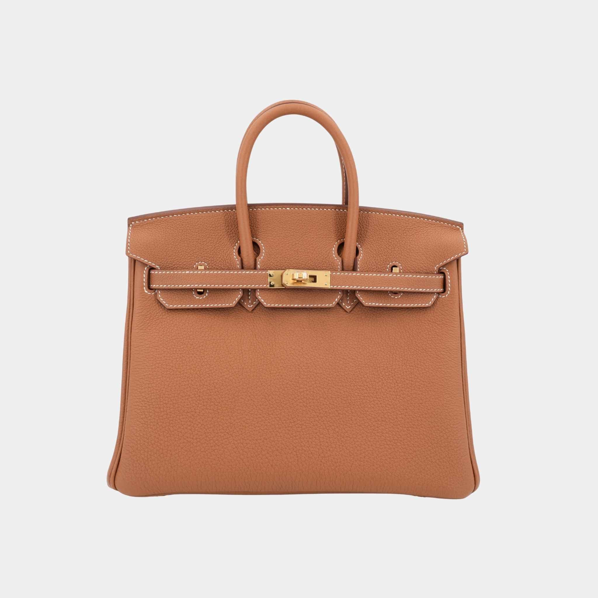 Birkin 25 Togo Gold GHW
