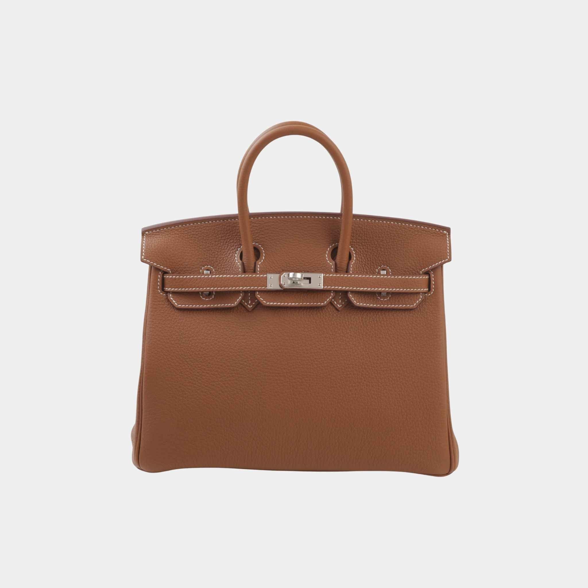 Birkin 25 Togo Gold/Gris Misty PHW