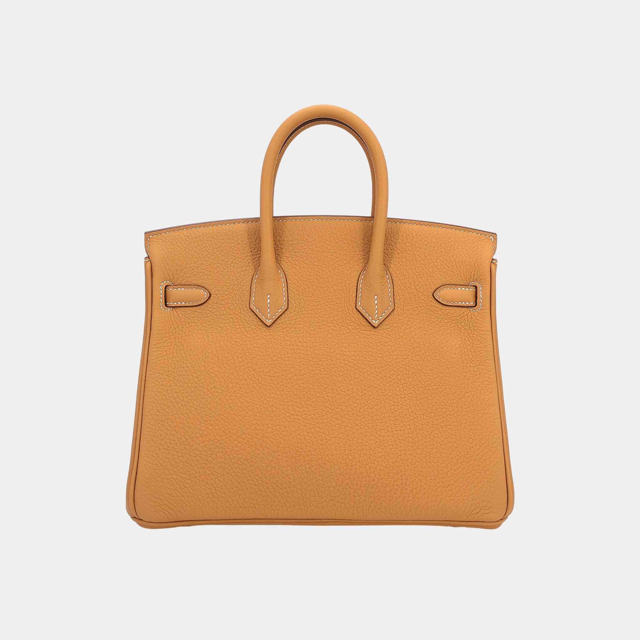 Birkin 25 Togo Natural Sable PHW