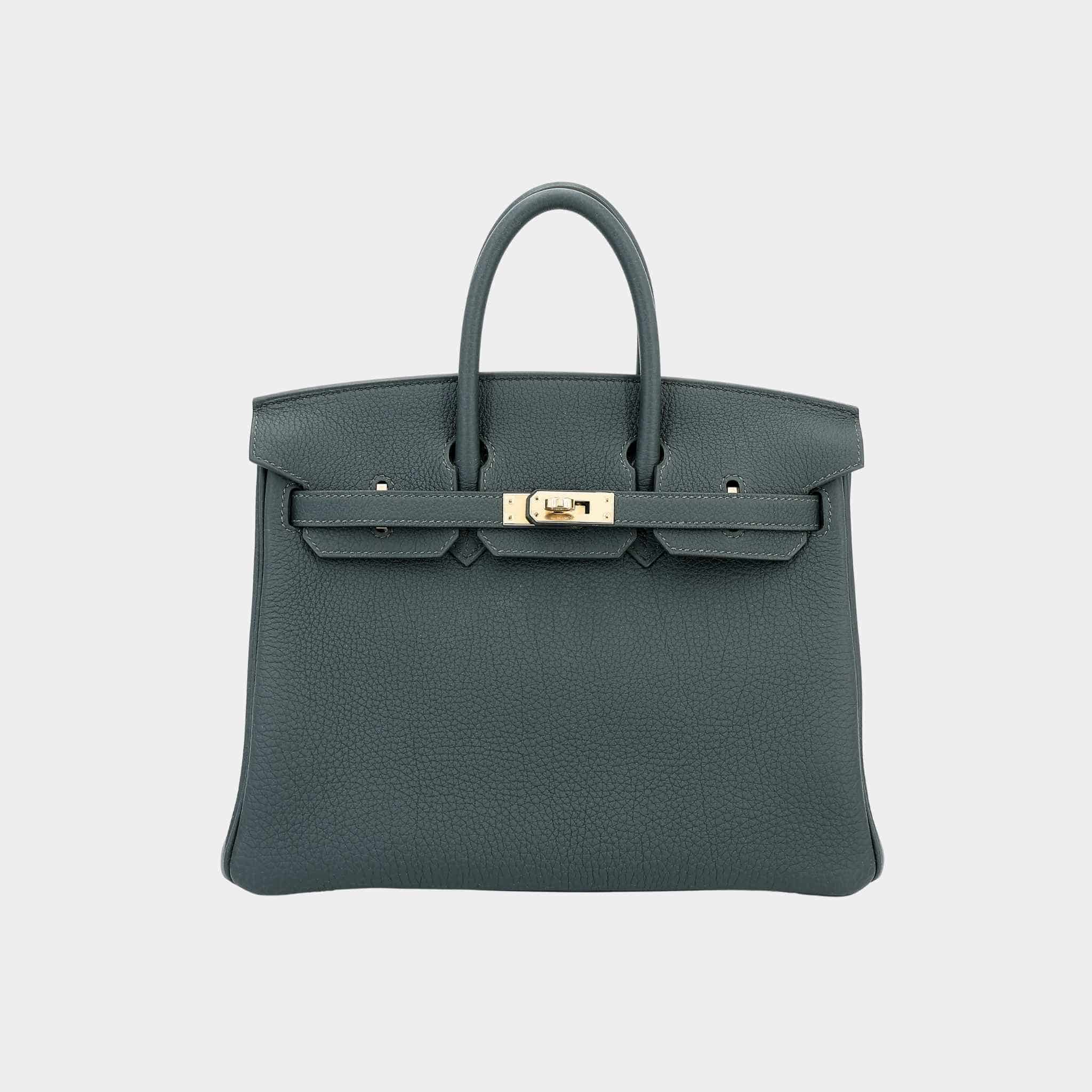 Birkin 25 Togo Vert Mangrove PBHW