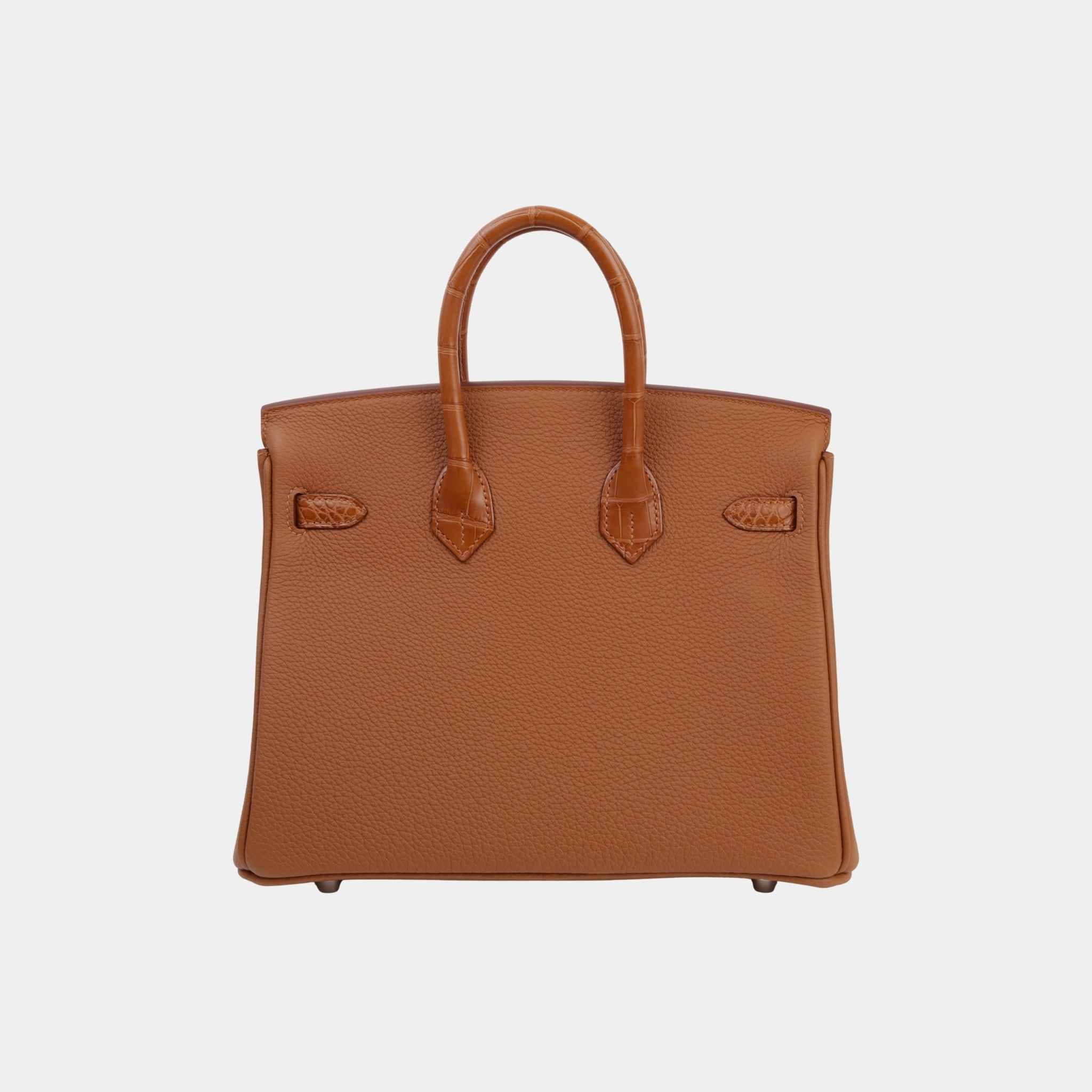 Birkin 25 Touch Matte Alligator Togo PHW